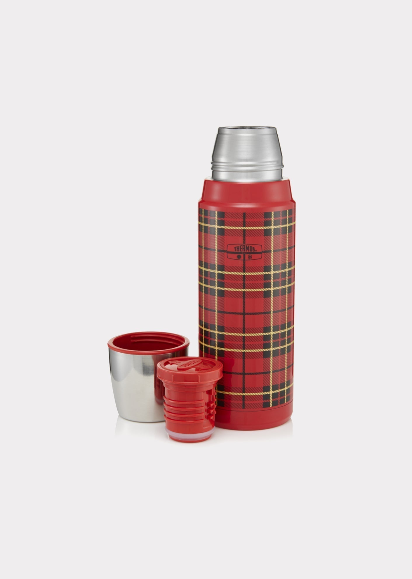 THERMOS FLASK 470ML - TARTAN