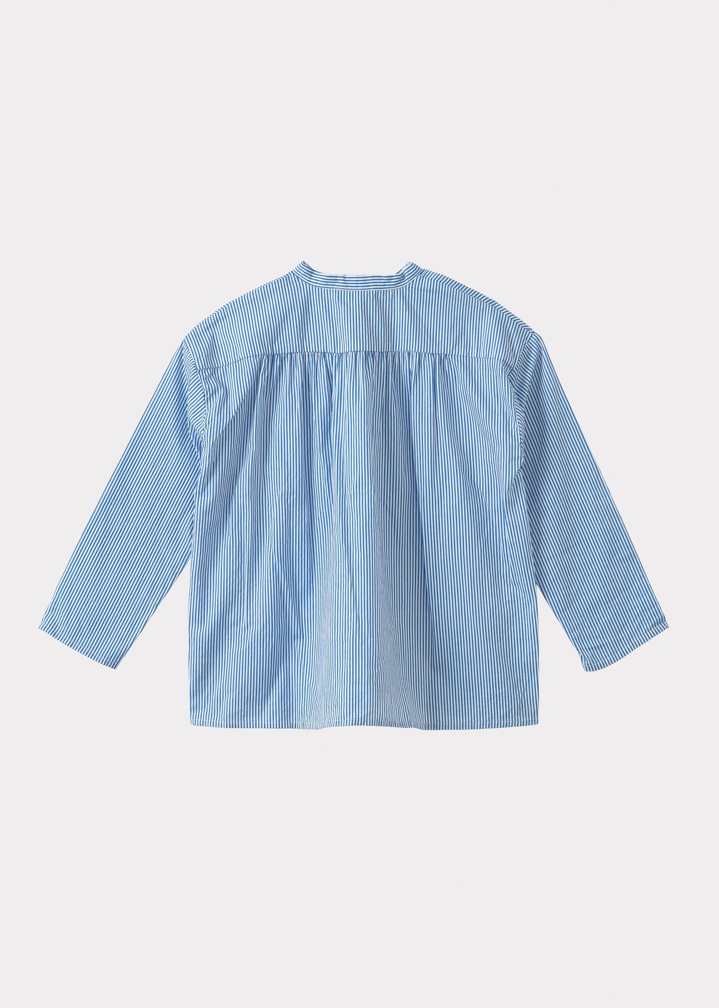 ADONIS SHIRT  - BLUE/WHITE STRIPE