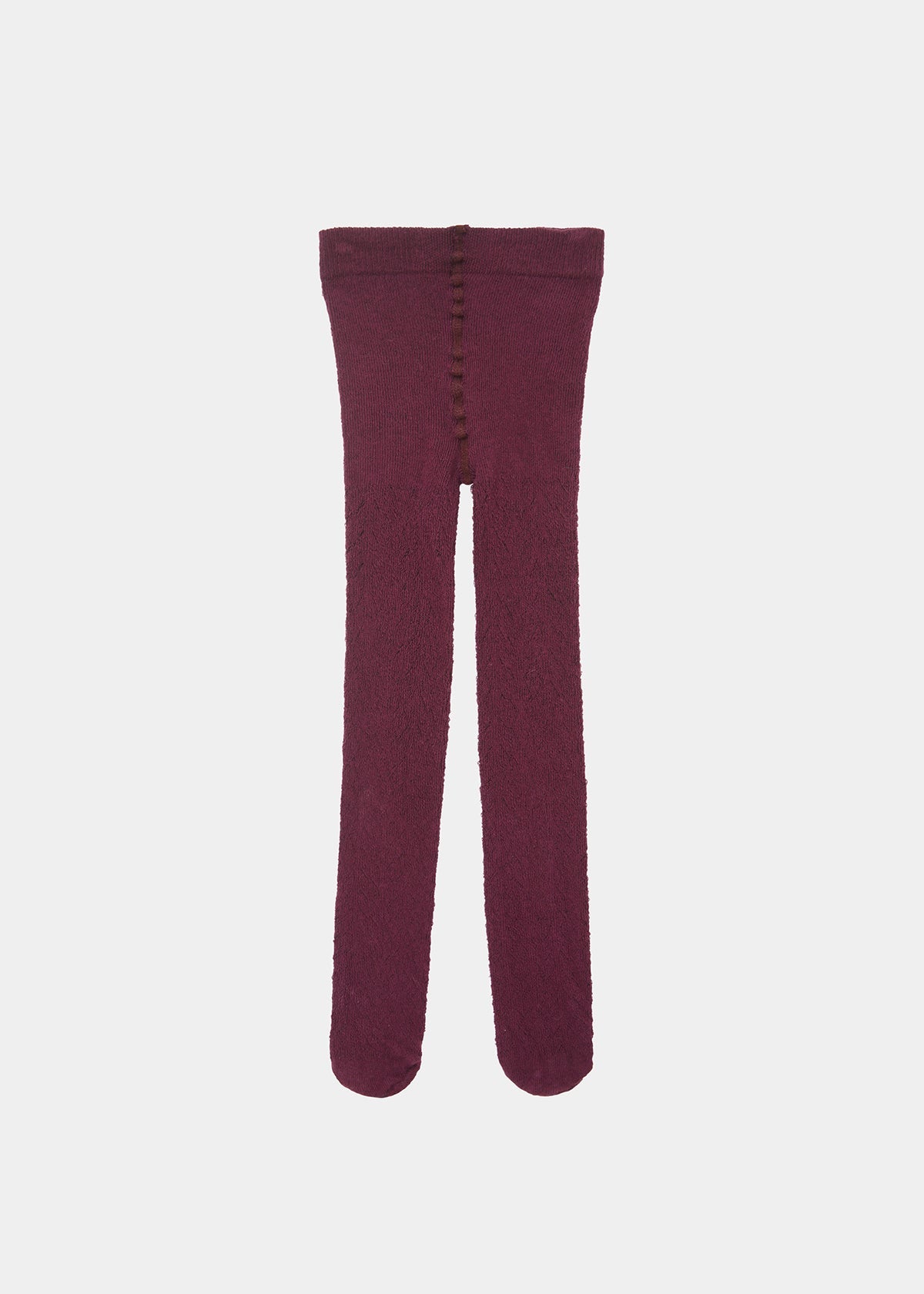 POINTELLE TIGHTS - PLUM (BACK)