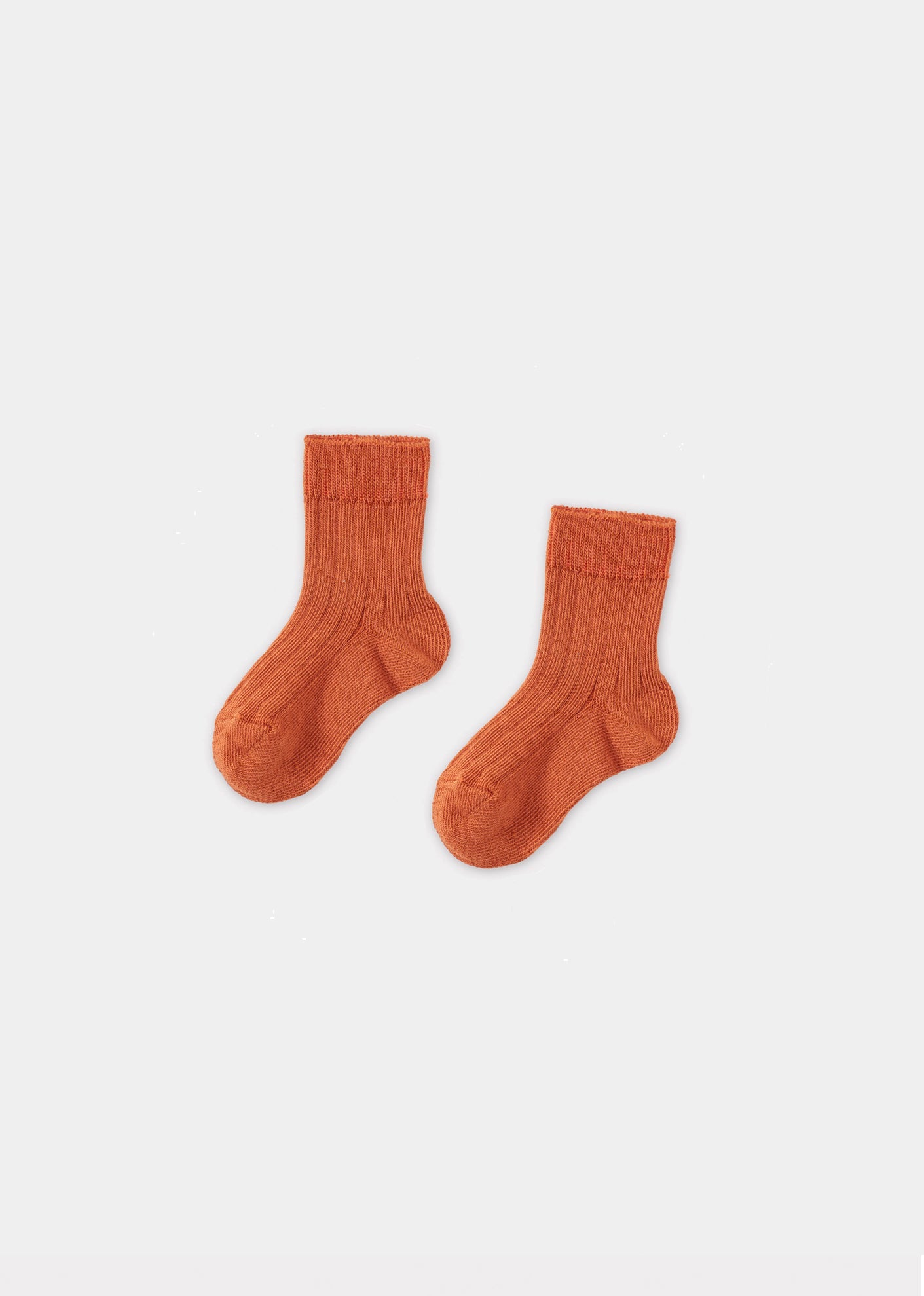 RIB ANKLE SOCKS - BOULEAU