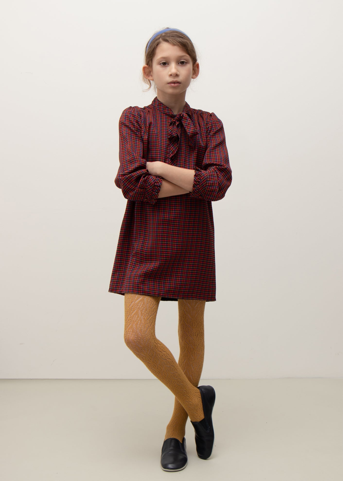 BELFORD GIRL DRESS - MULTICHECK 1