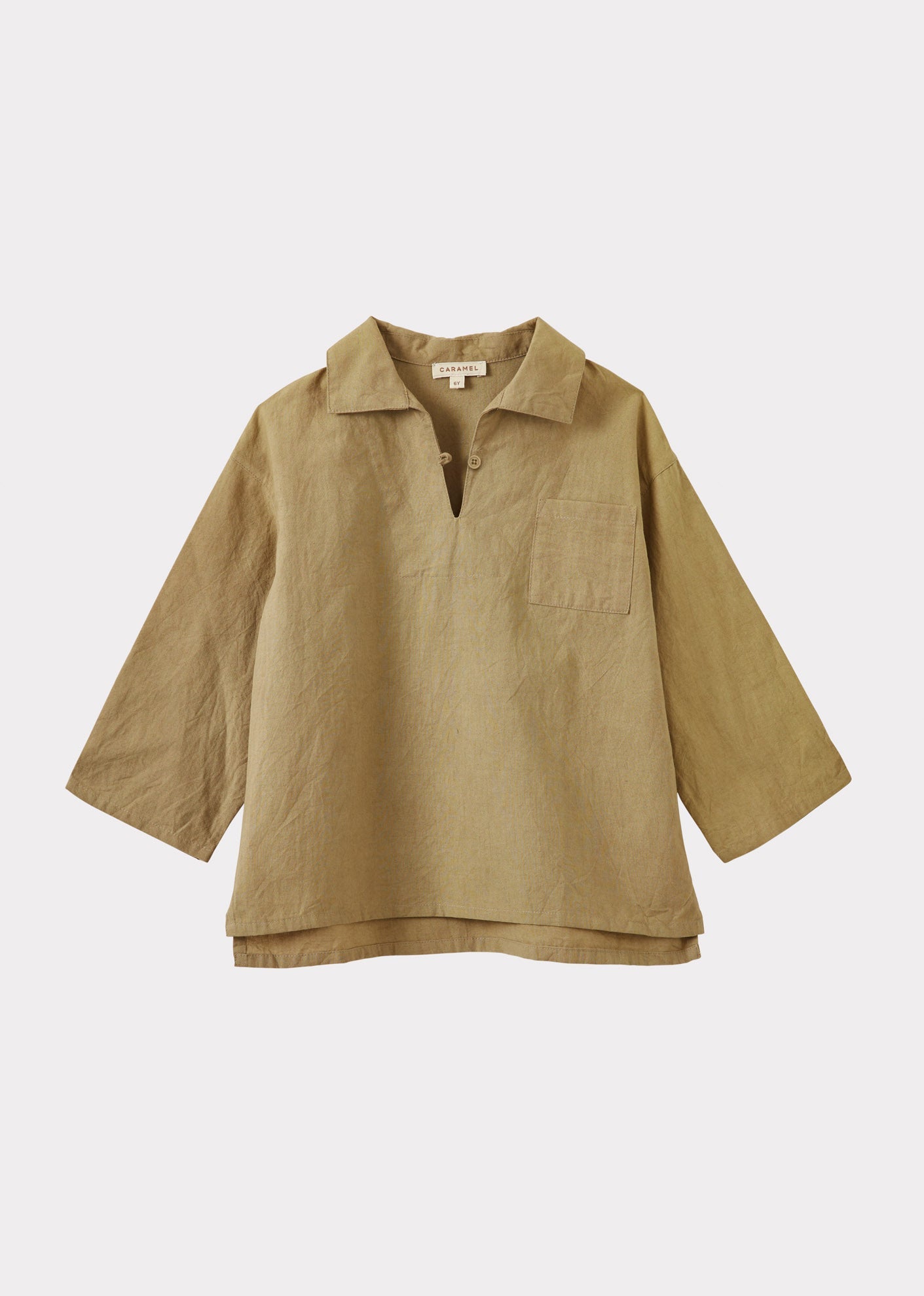 BERGAMOT SHIRT - LIGHT CAMEL