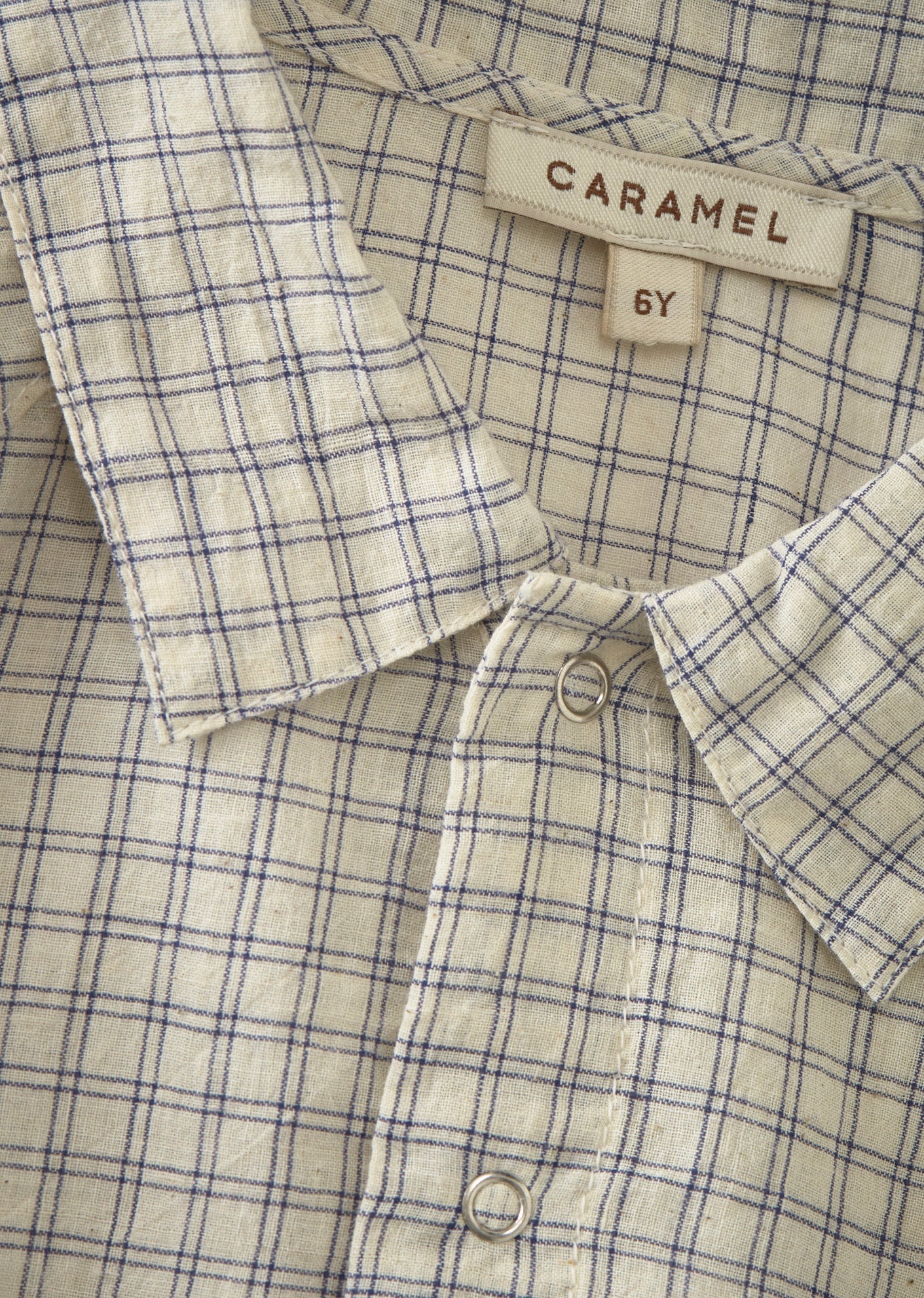 BURDOCK SHIRT - WHITE/NAVY CHECK