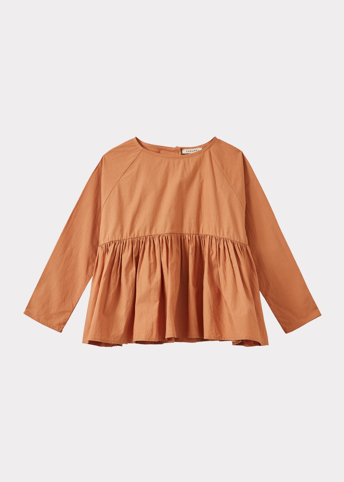 CALLIOPE BLOUSE - BURNT ORANGE