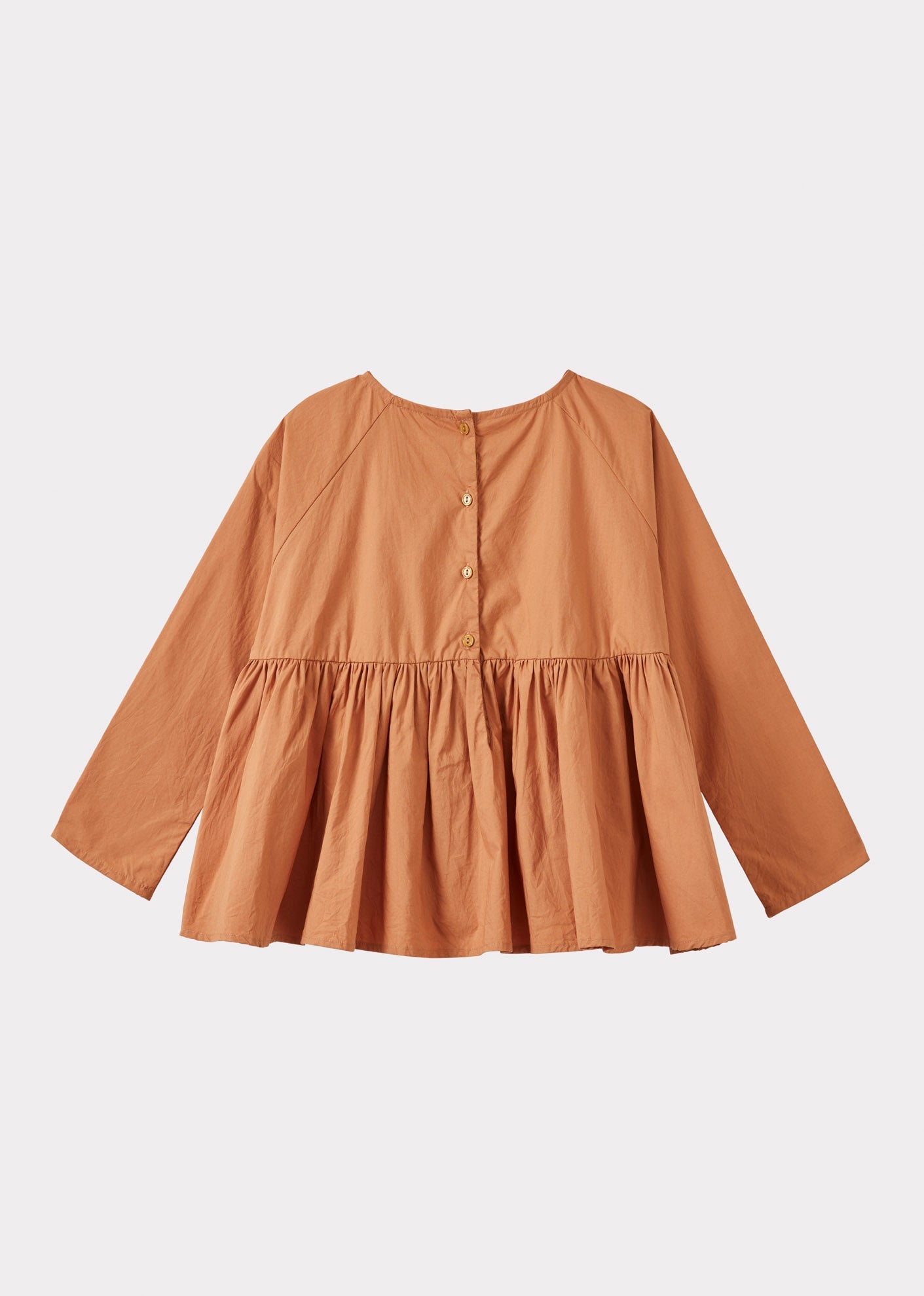 CALLIOPE BLOUSE - BURNT ORANGE