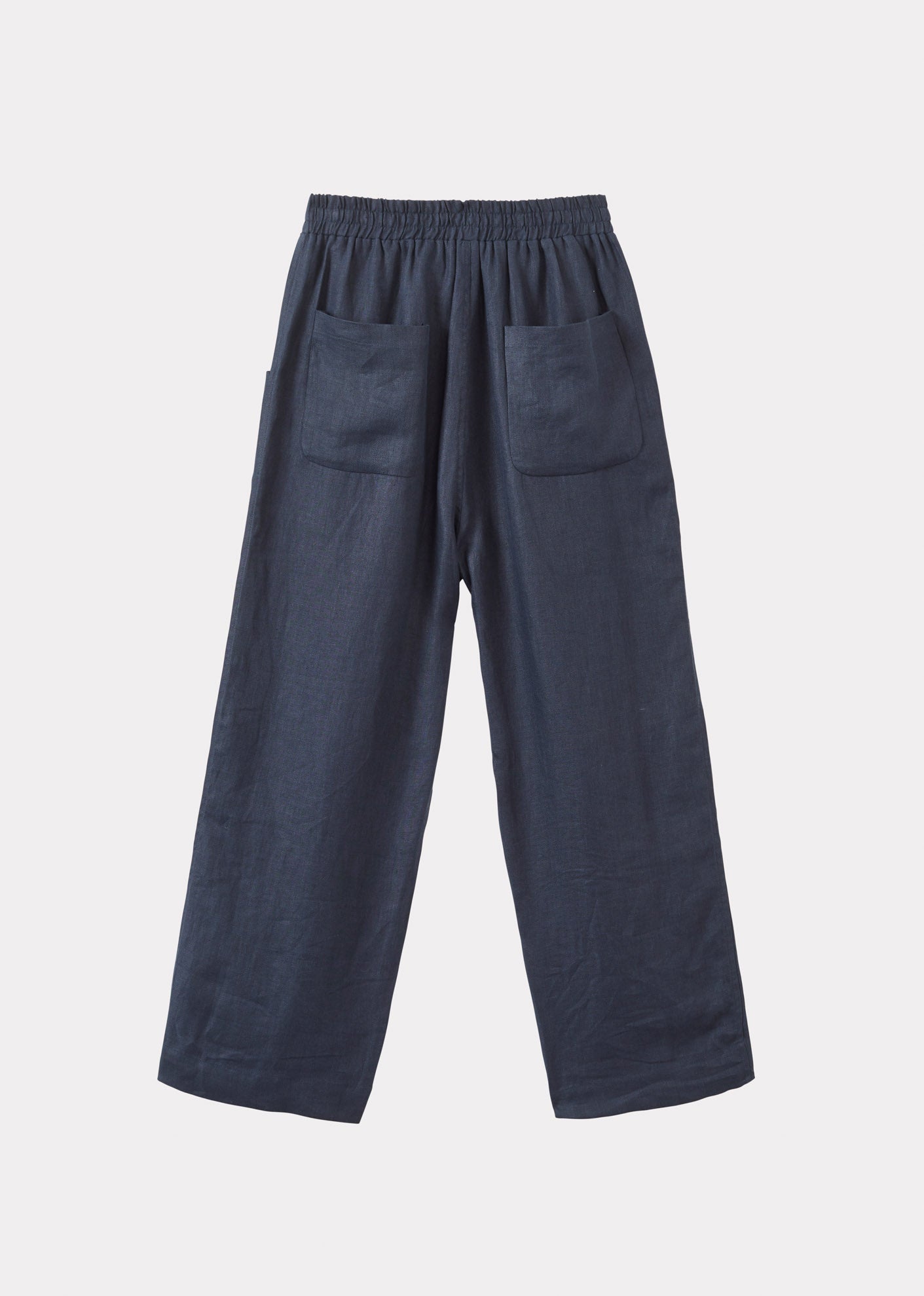 WOMAN CAPER TROUSER - NAVY