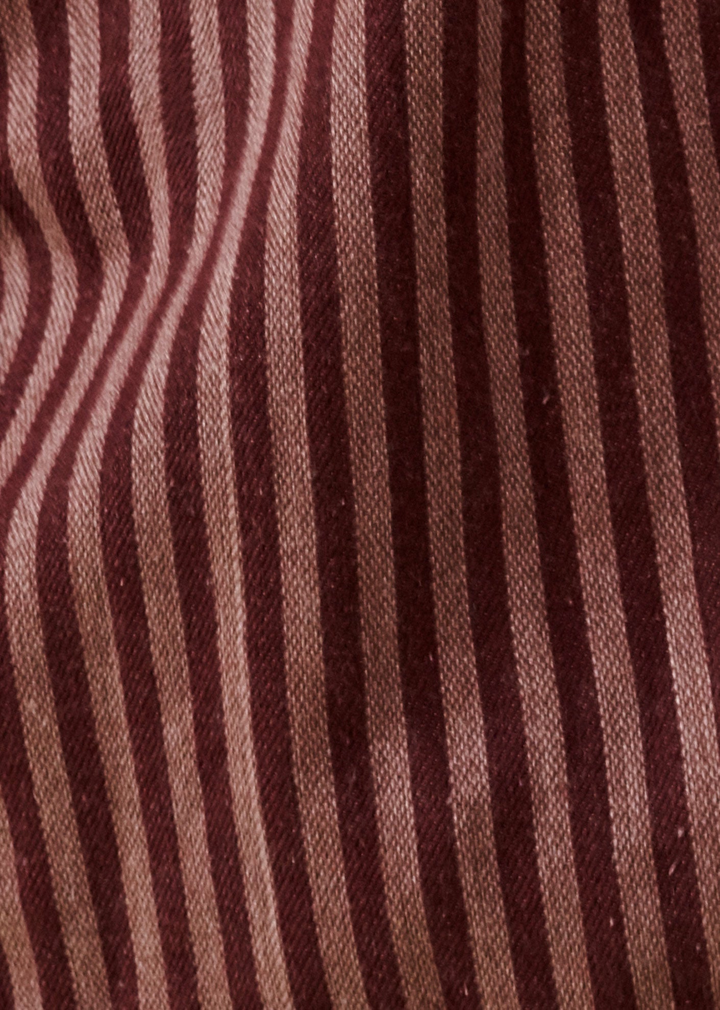 ELDER DRESS - CLARET STRIPE