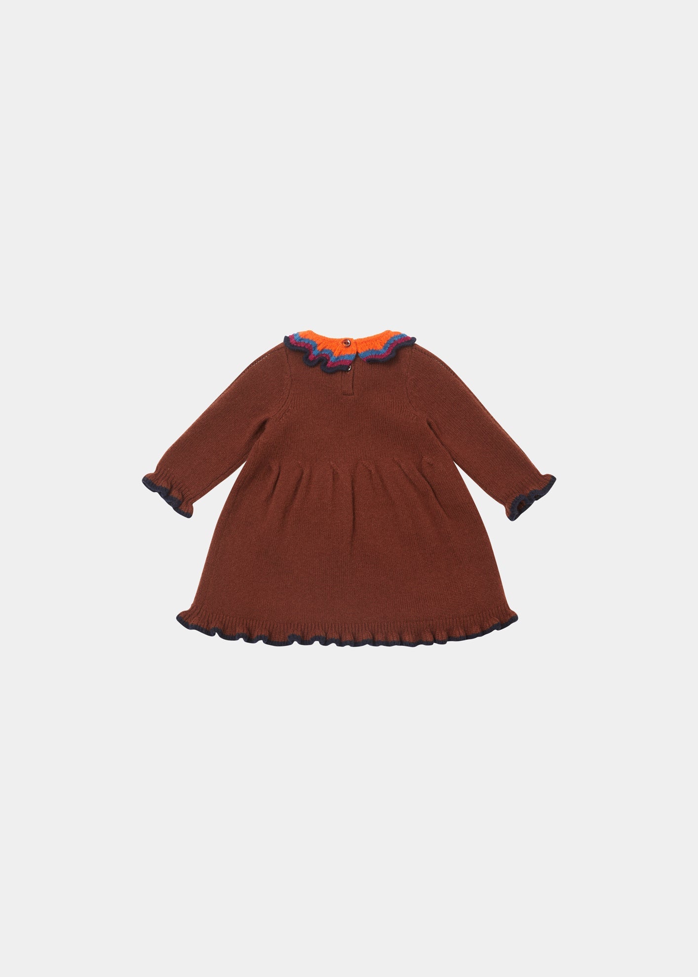 AMBERLEY BABY DRESS - NUTMEG