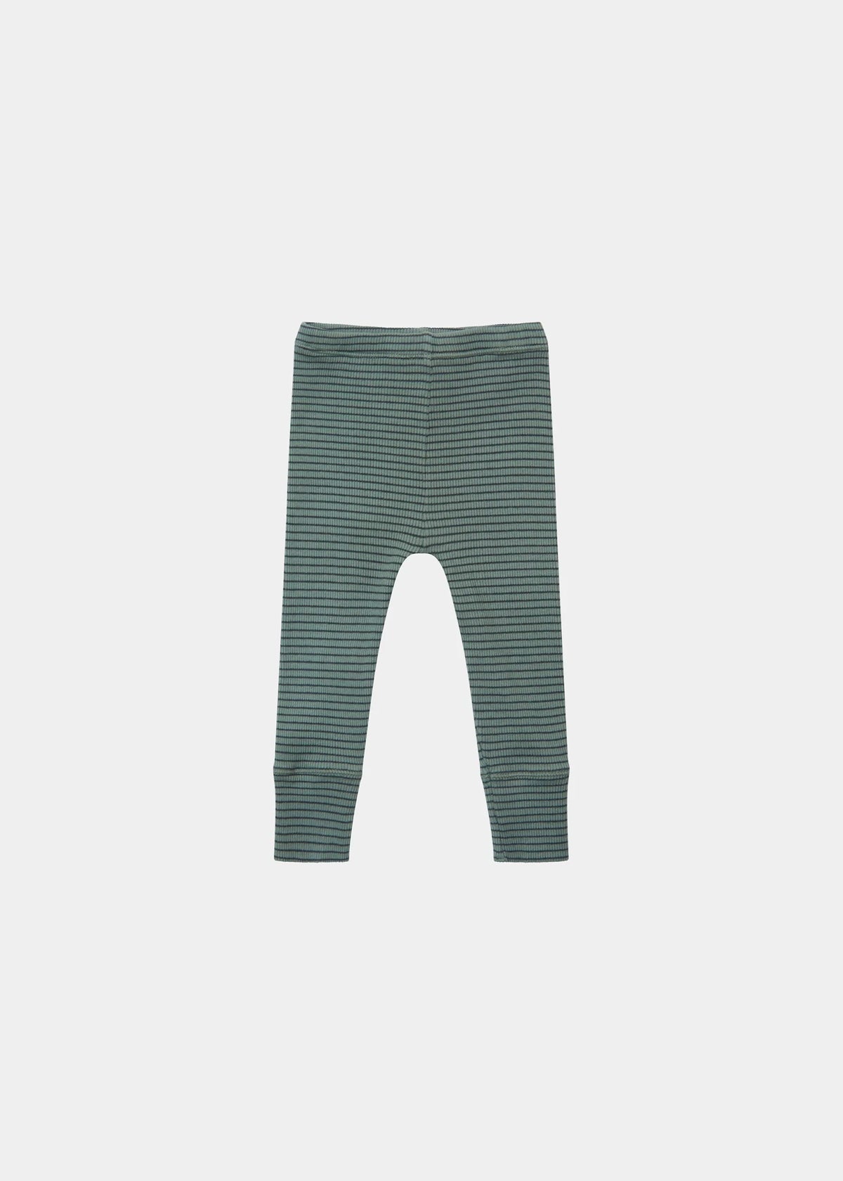 JUDD BABY LEGGINGS - SPRUCE/NAVY STRIPE