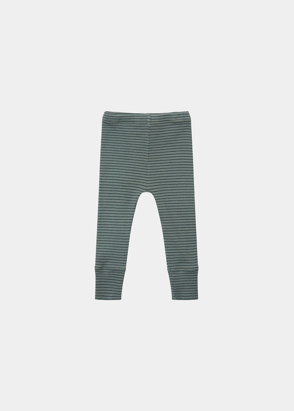 JUDD BABY LEGGINGS - SPRUCE/NAVY STRIPE