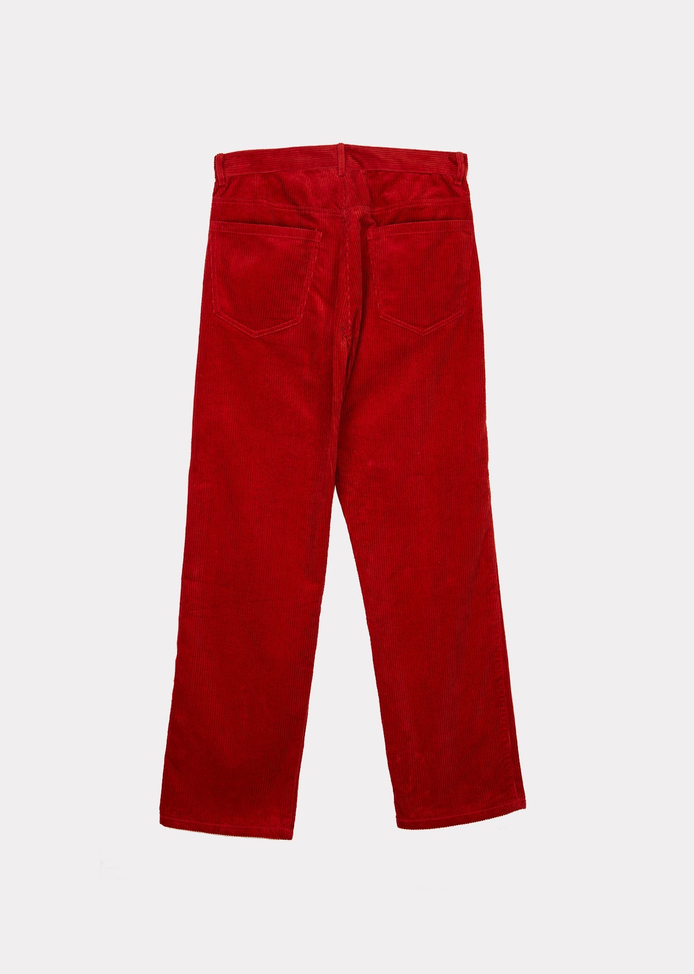 WOMAN SLIM TROUSER - ORANGE CORD