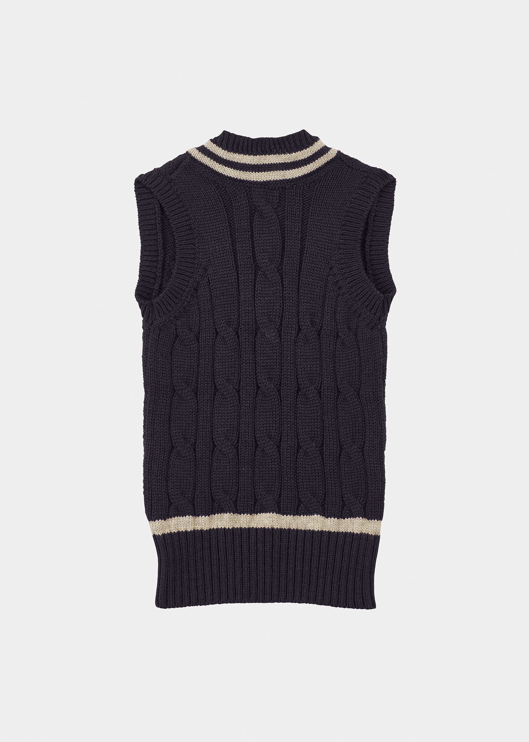 WOMAN CARDIFF KNIT VEST WOMAN - NAVY