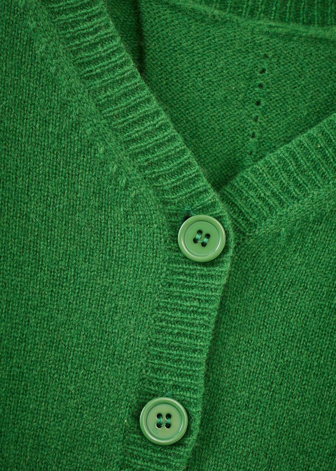 WOMAN CARDIGAN - FOREST GREEN