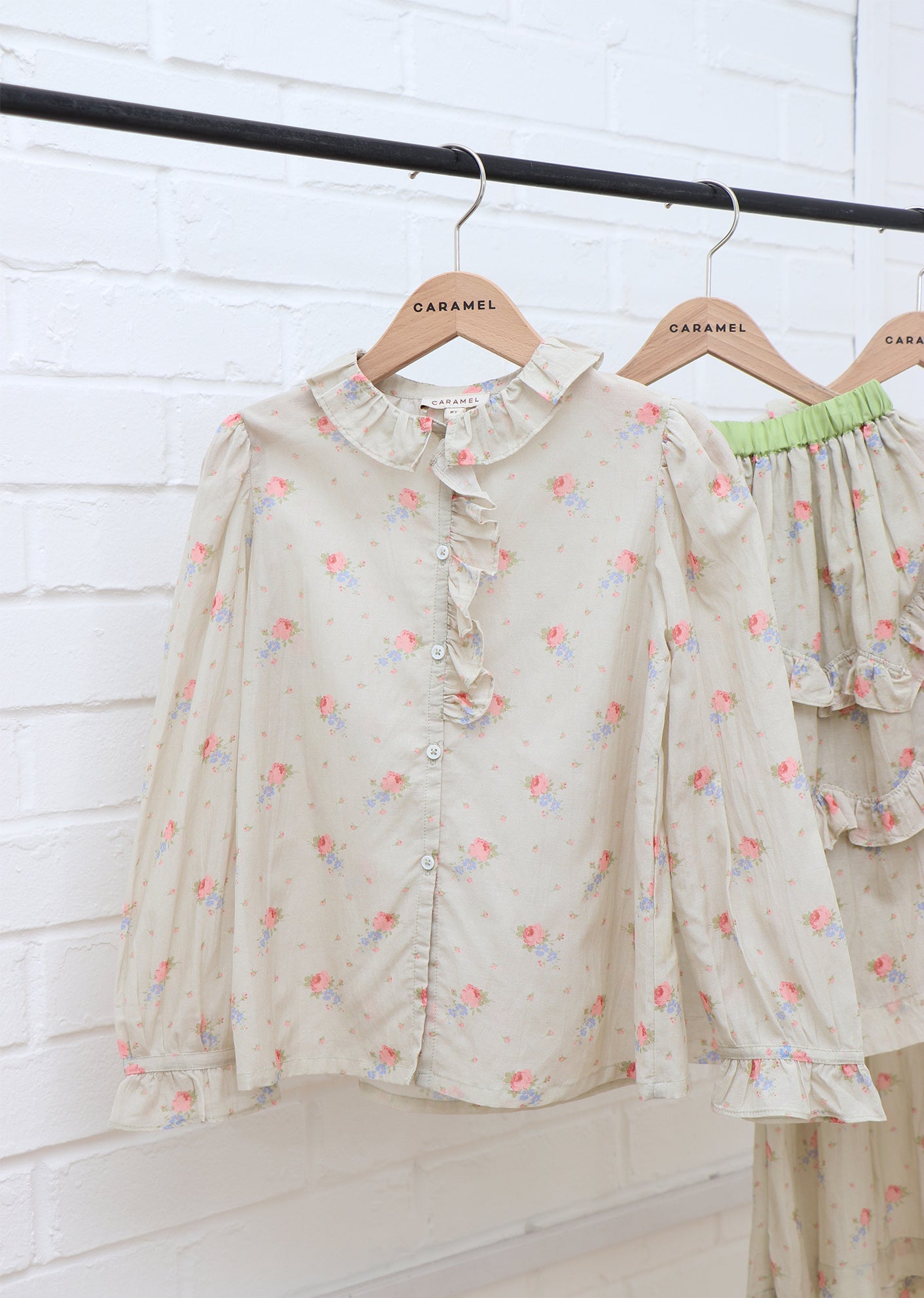 CAULIFLOWER BLOUSE - ROSE BOUQUET