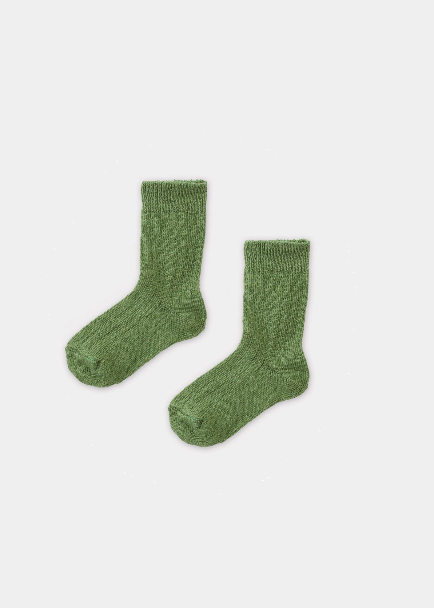 CHILD RIB SOCKS - GREEN 