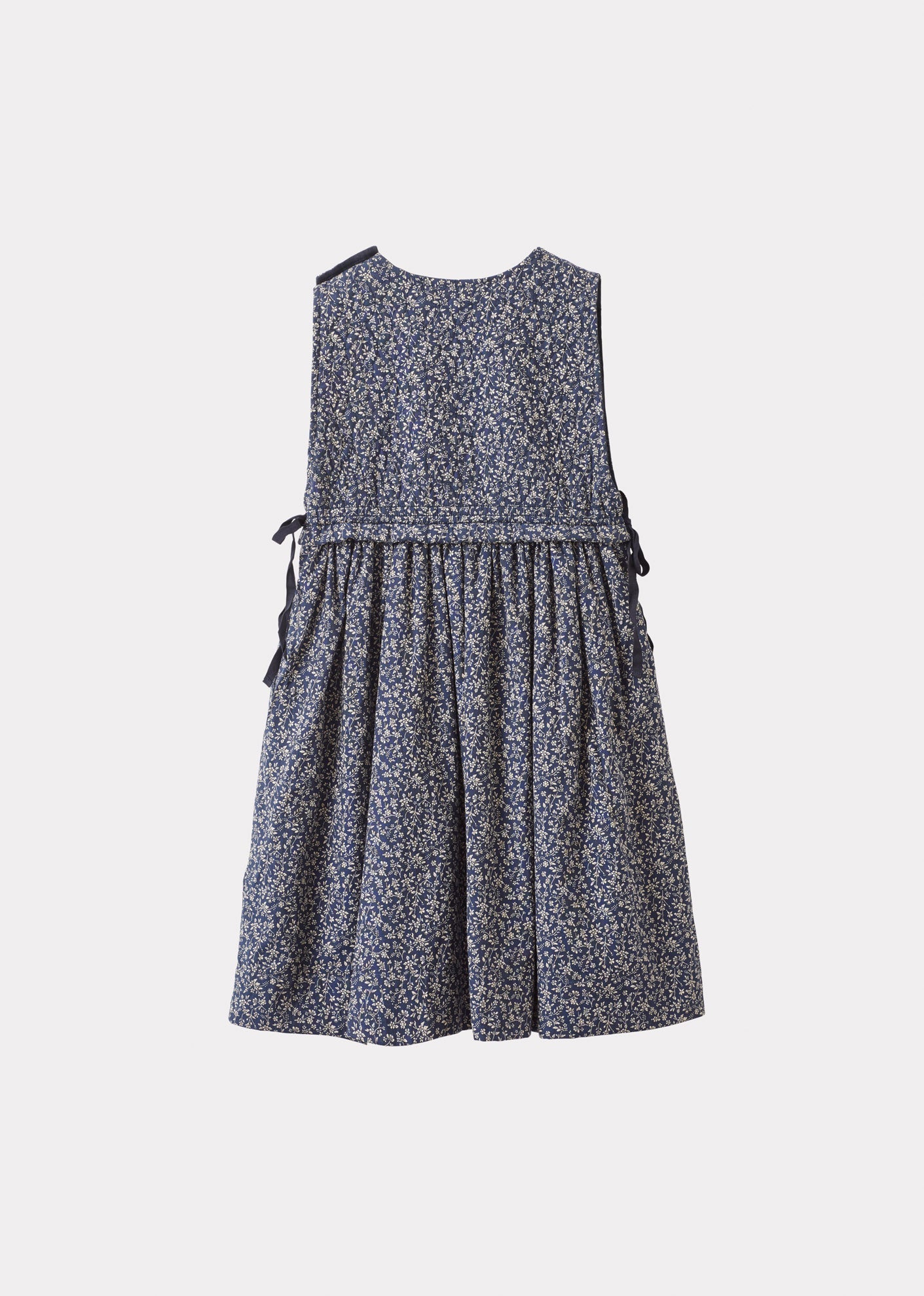 COLIMA GIRL DRESS - NAVY FLORAL 2