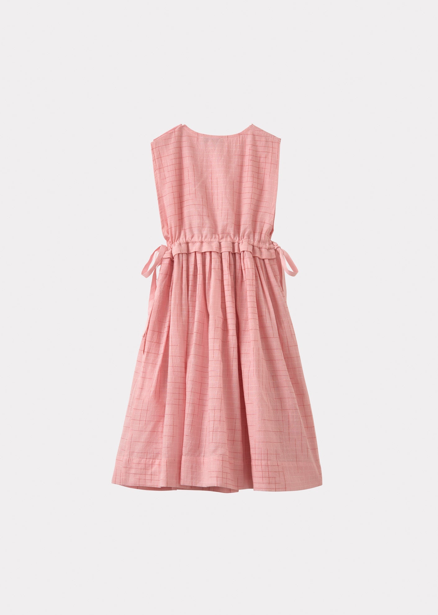 COLIMA DRESS -PINK CHECK