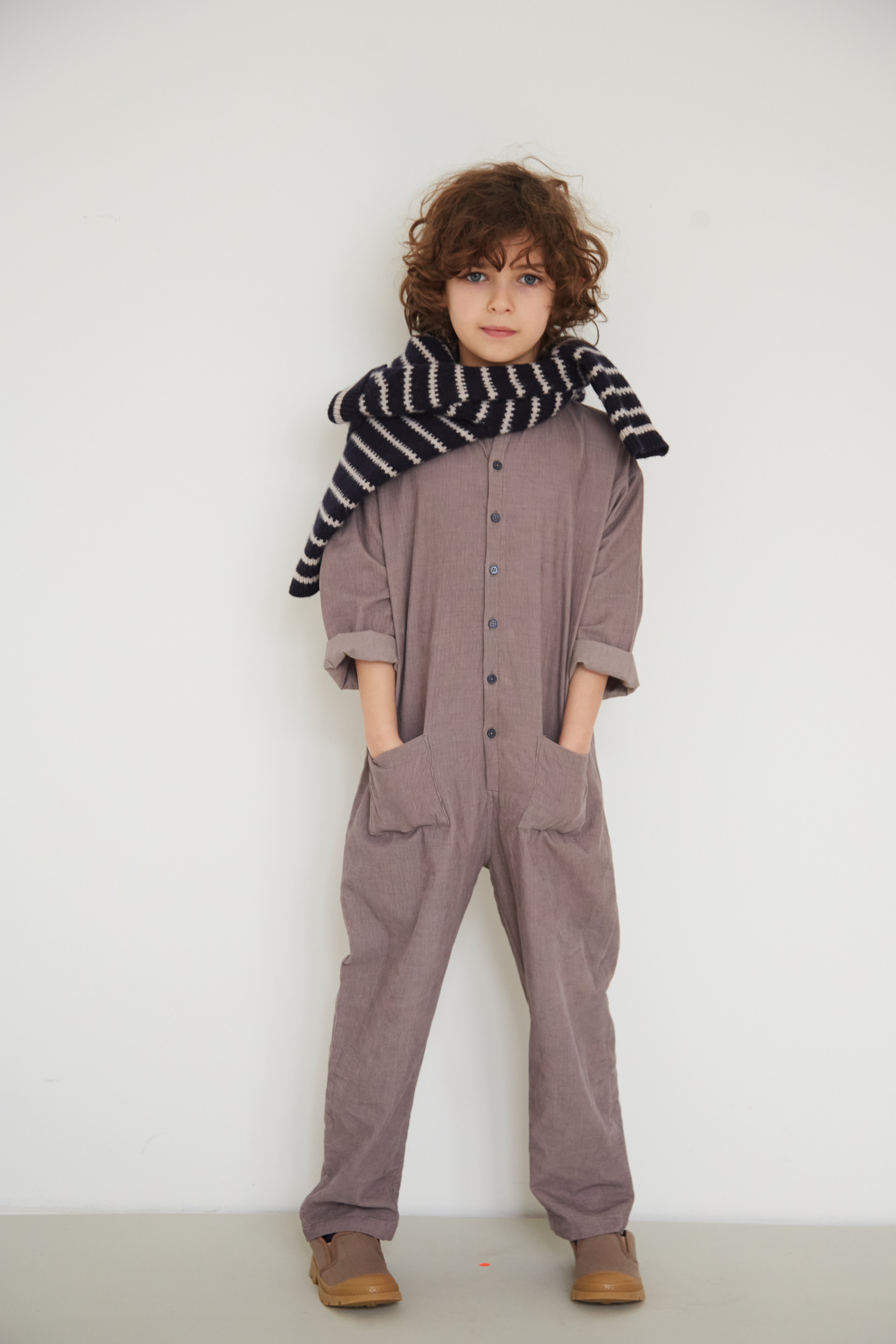 COSMOS JUMPSUIT - DOVE GREY