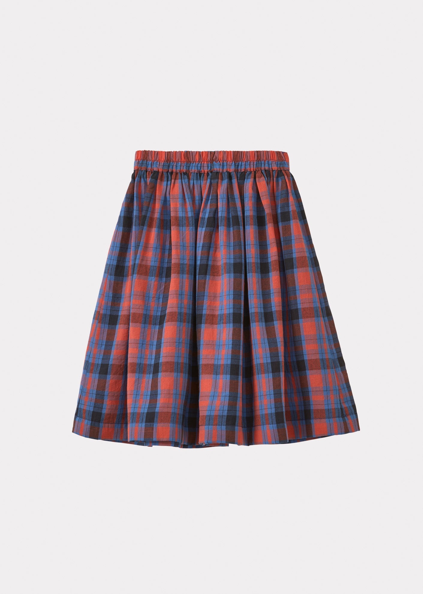 CUMIN SKIRT TEEN - RED/BLUE TARTAN