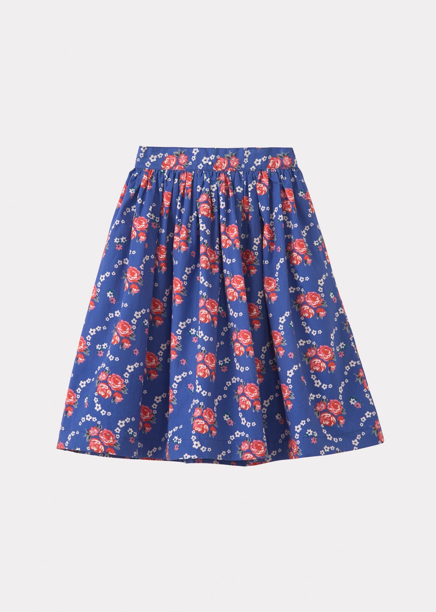 CUMIN SKIRT CHILD - ROSE POSY PRINT -BLUE