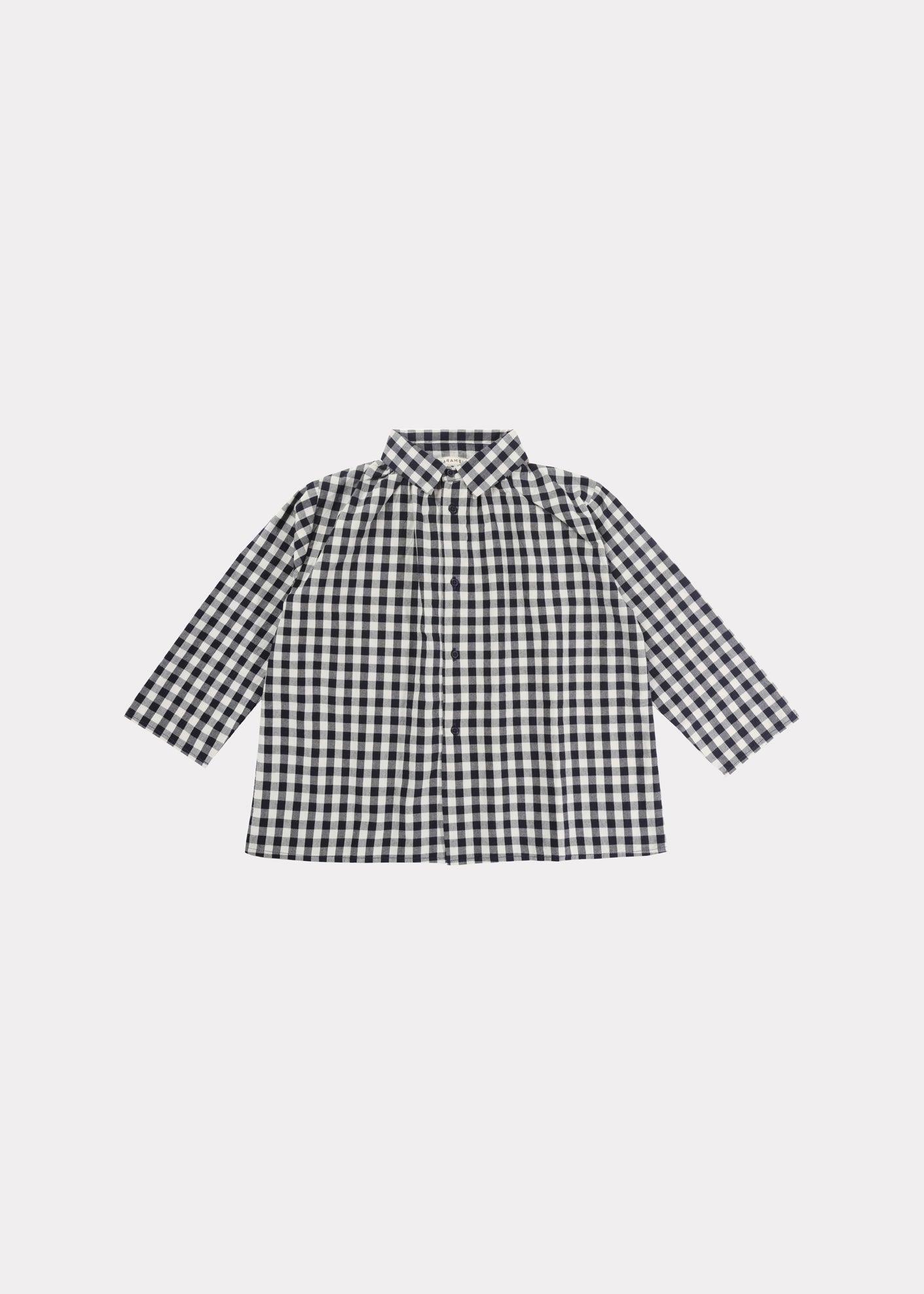 EOS SHIRT - BLUE GINGHAM CHECK