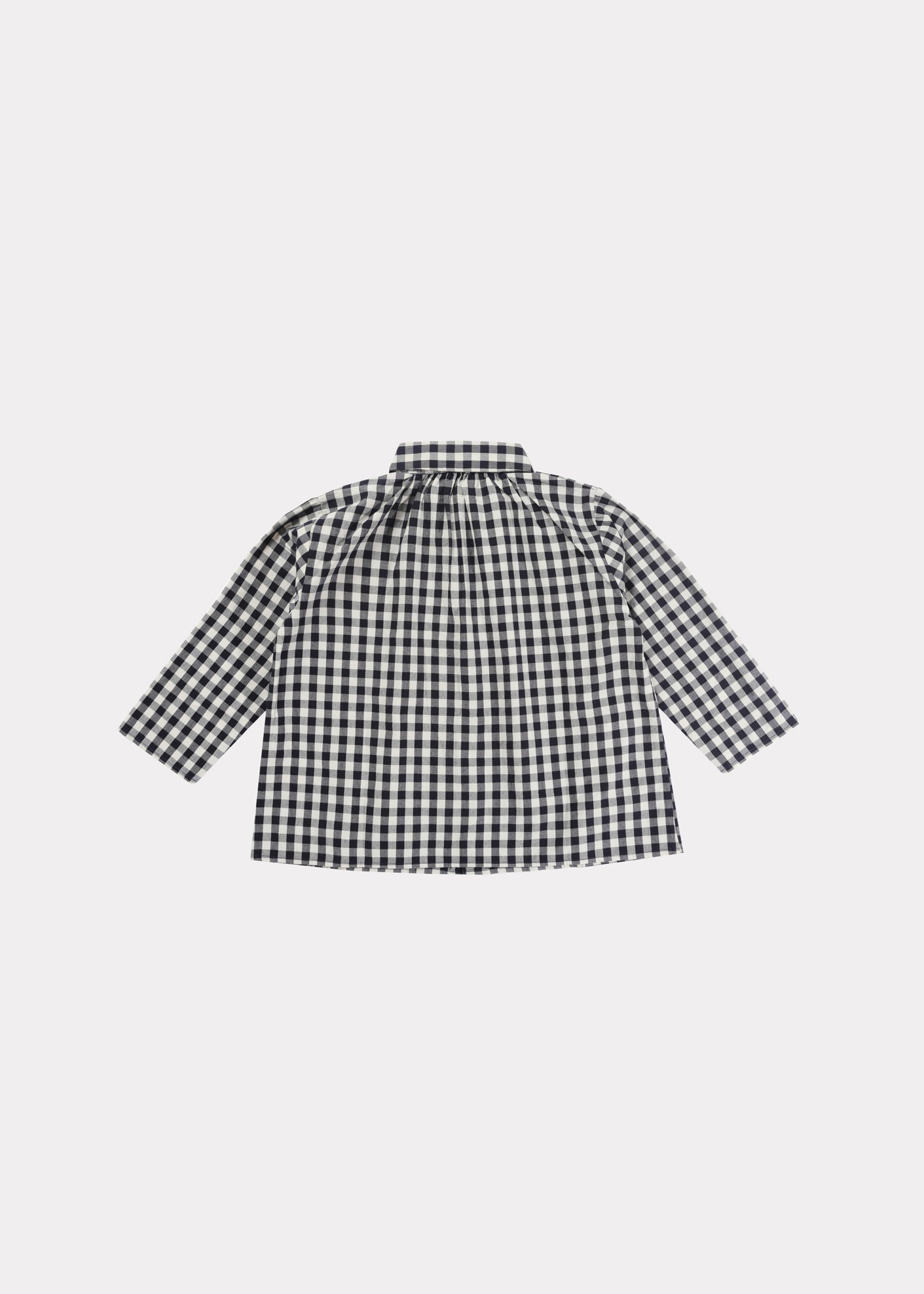 EOS SHIRT - BLUE GINGHAM CHECK