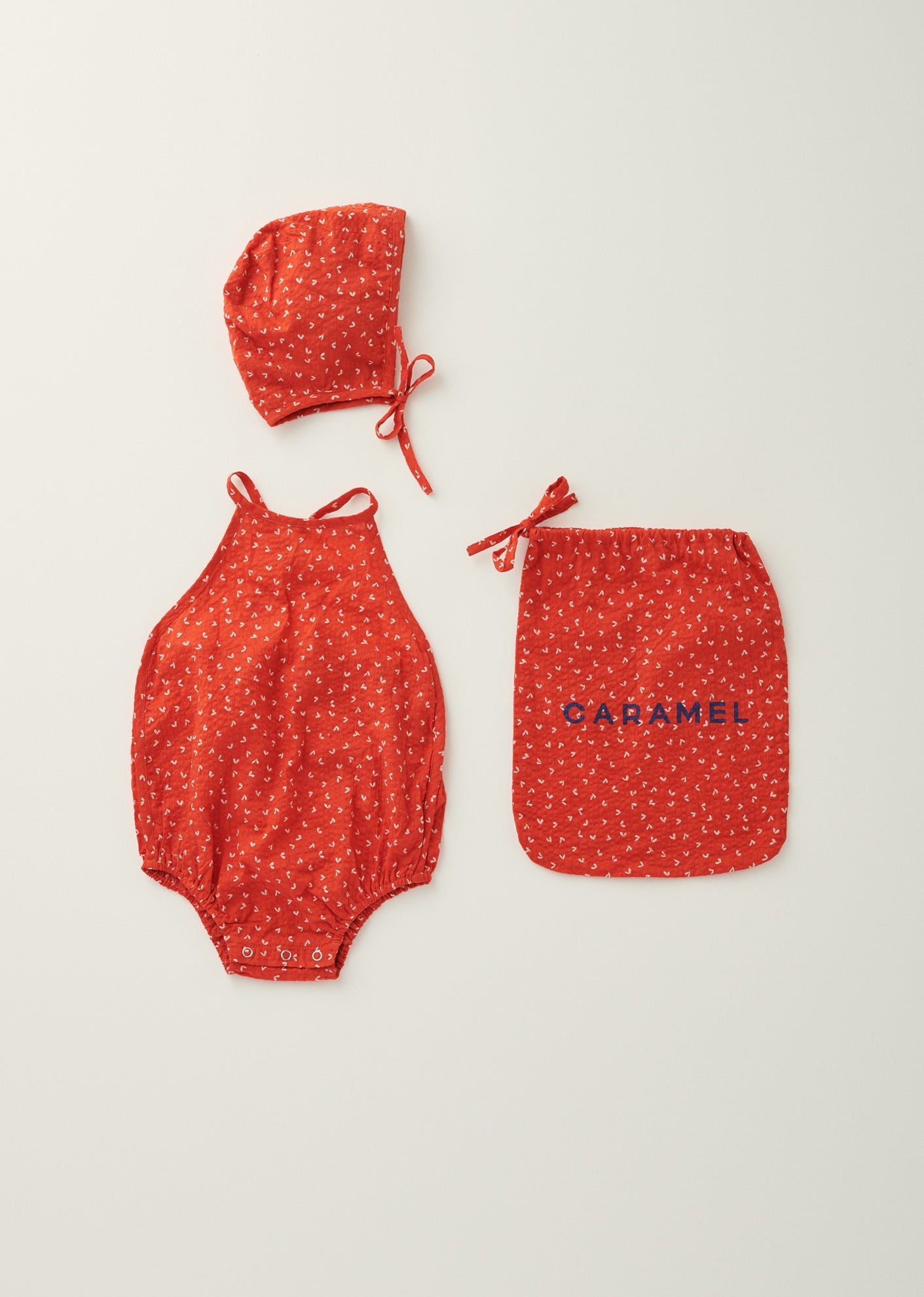 LAVENDULA BABY SET - POPPY RED