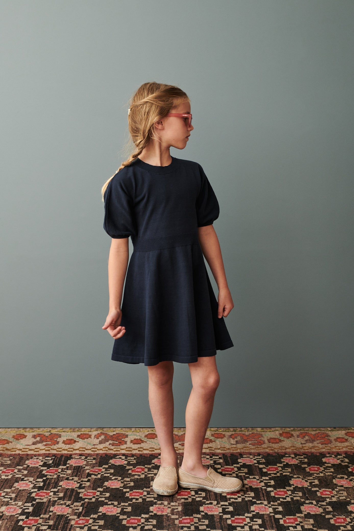 SOYBEAN DRESS - NAVY