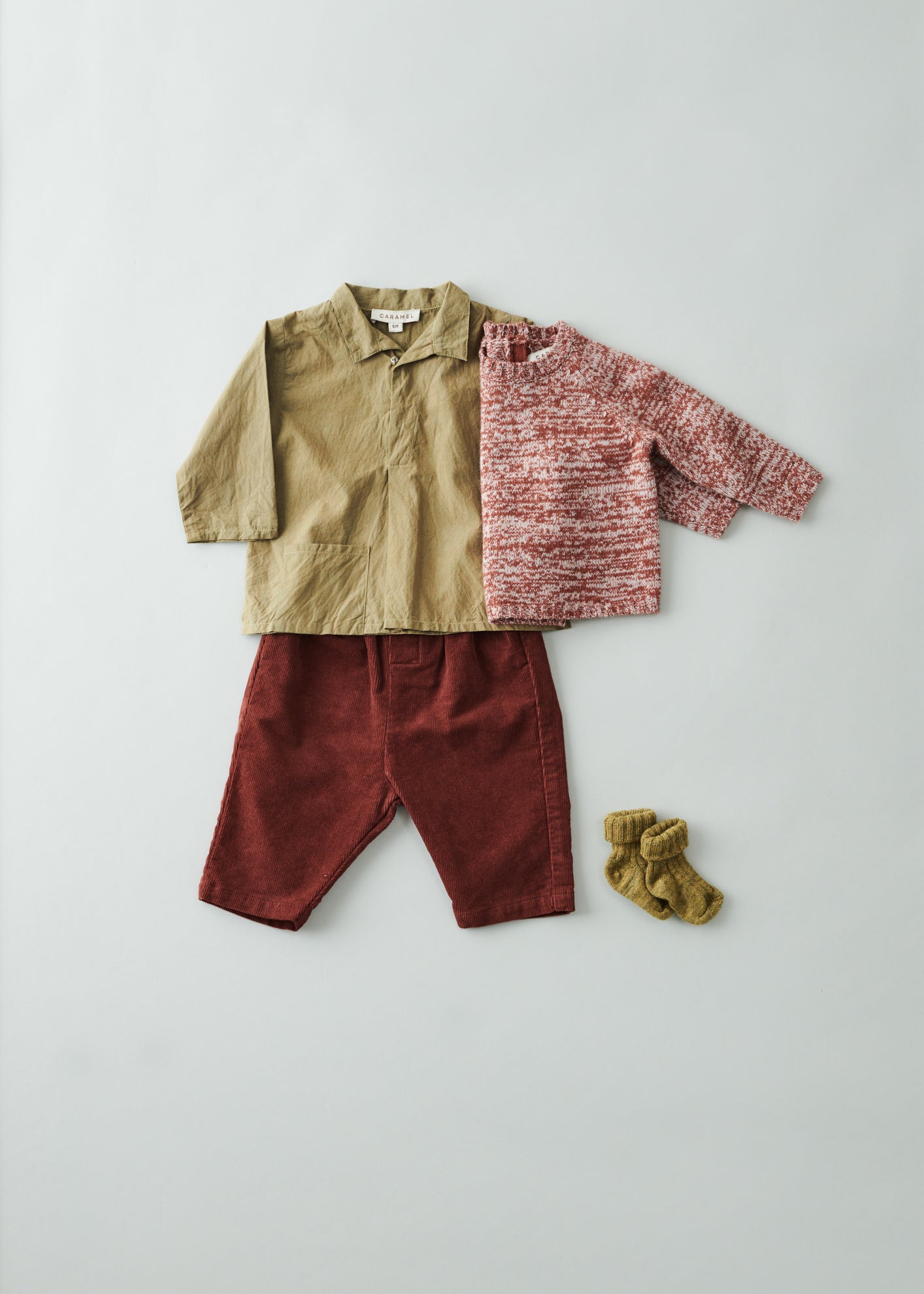 SALIX BABY TROUSER - RUST 3