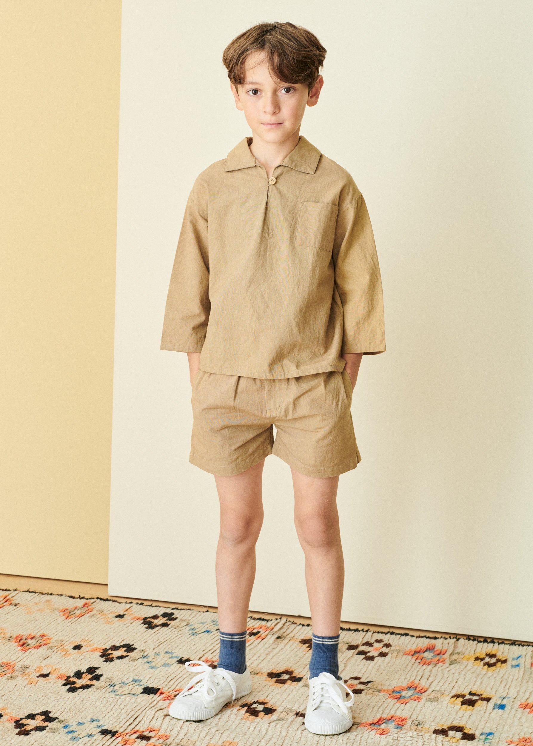 BERGAMOT SHIRT - LIGHT CAMEL