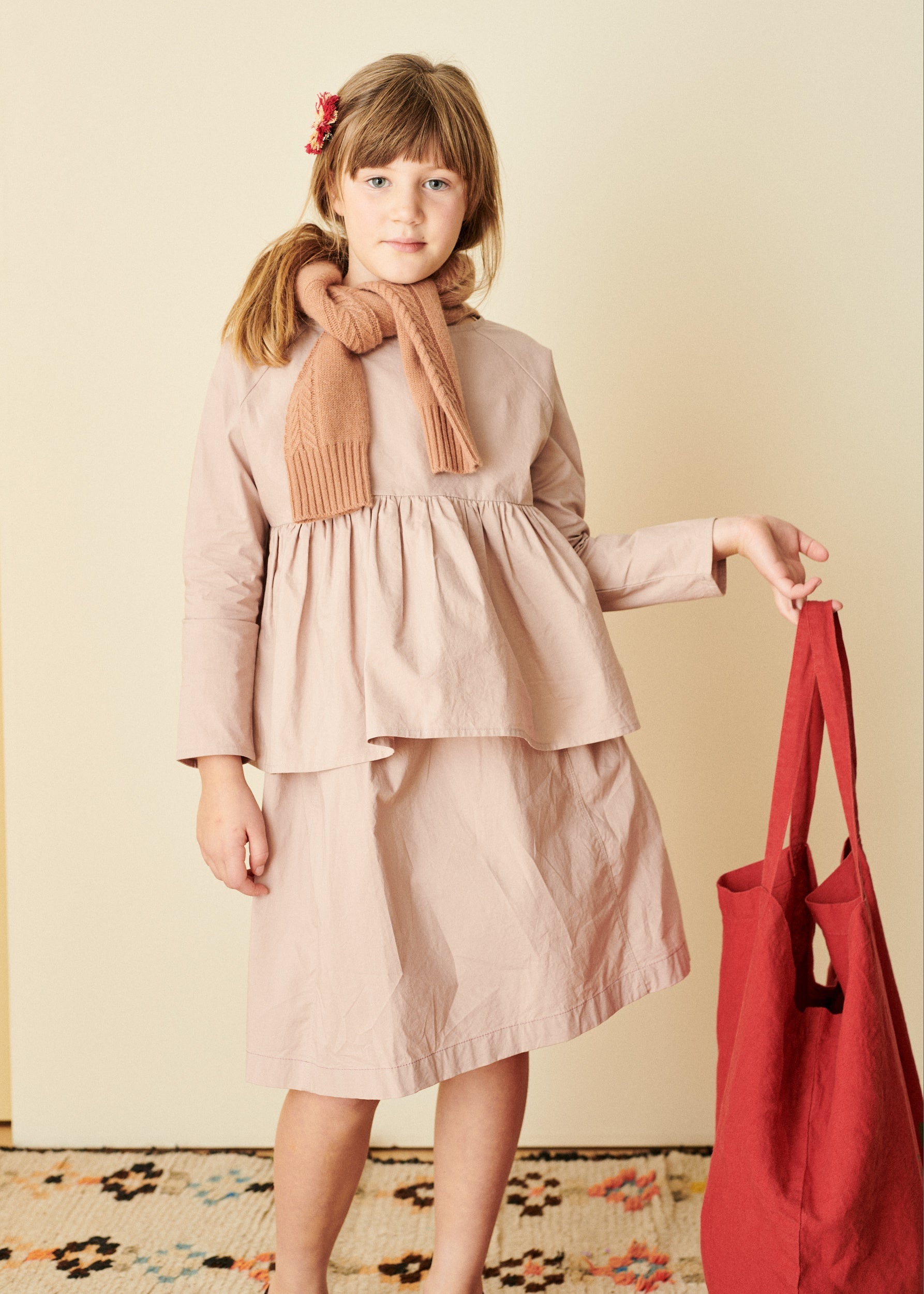 CALLIOPE BLOUSE - DUSTY ROSE