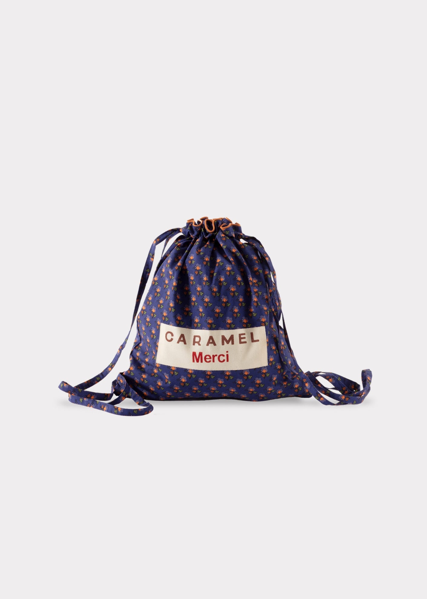 KIDS BACKPACK - NAVY POSY PRINT