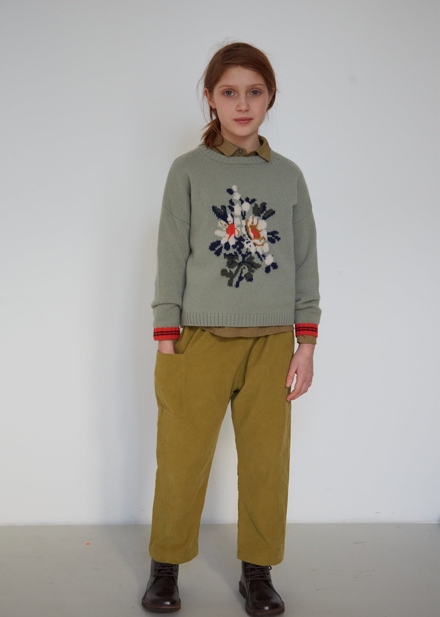 CHESTNUT KIDS TROUSER - LIME 2