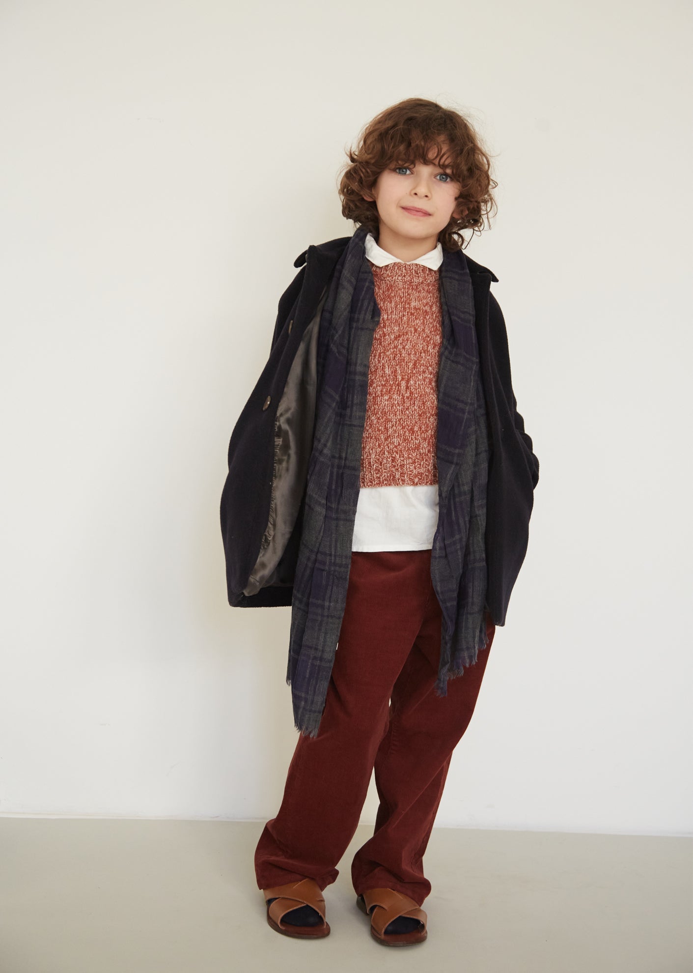 ERODIUM KIDS TROUSER - RUST 2