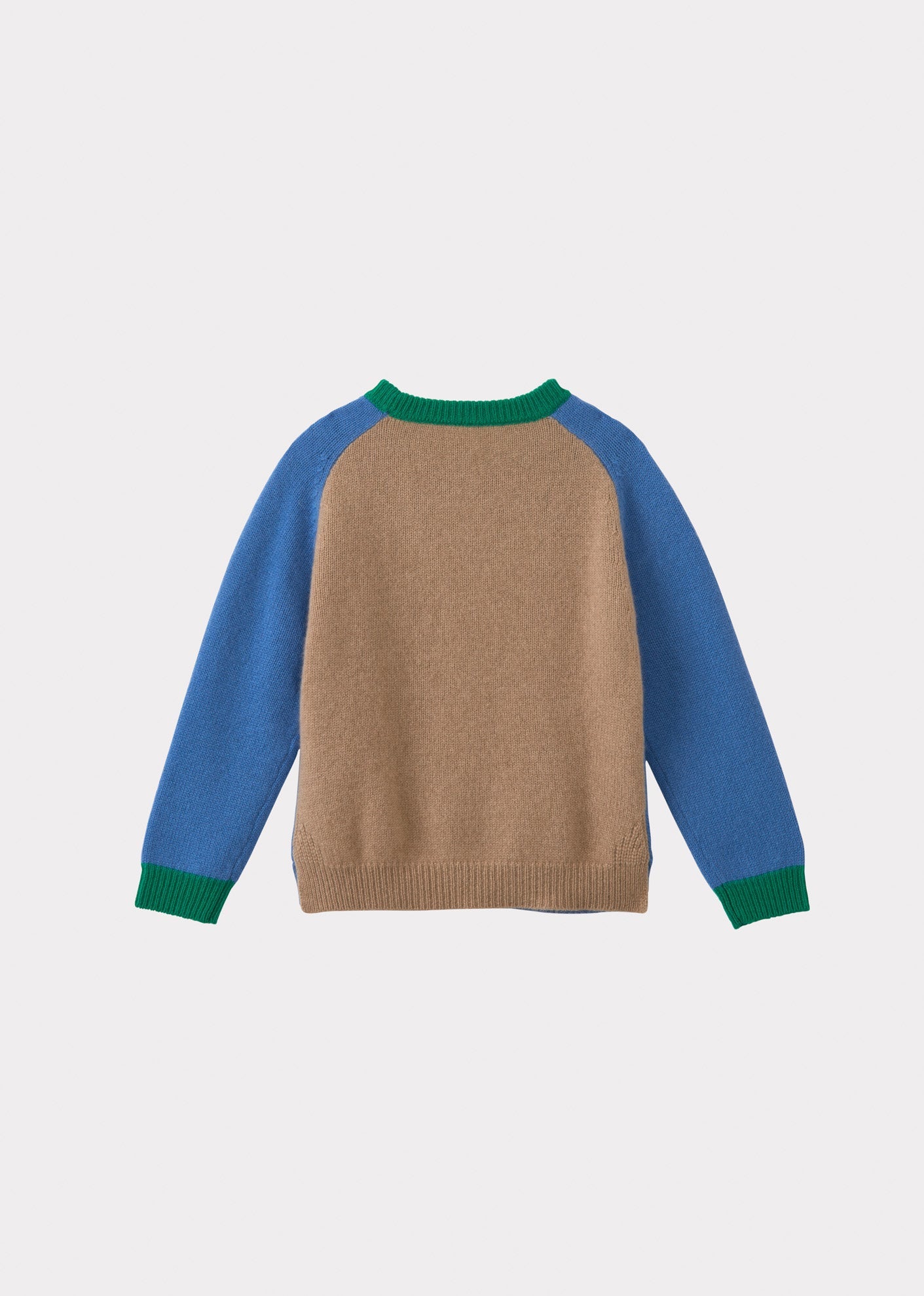 FENNEL JUMPER TEEN  - BLUE/CAMEL