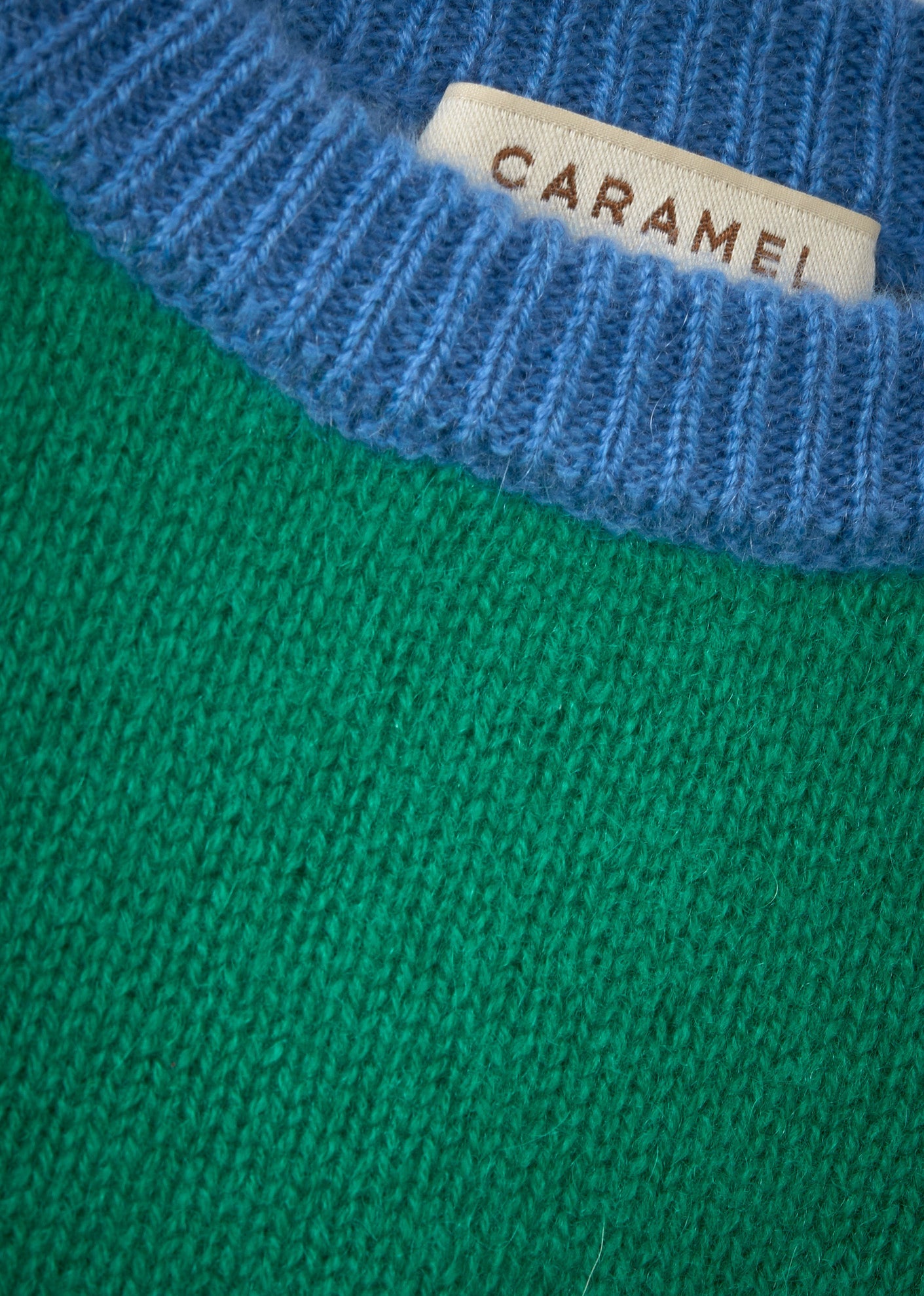 FENNEL JUMPER - GREEN/CAMEL