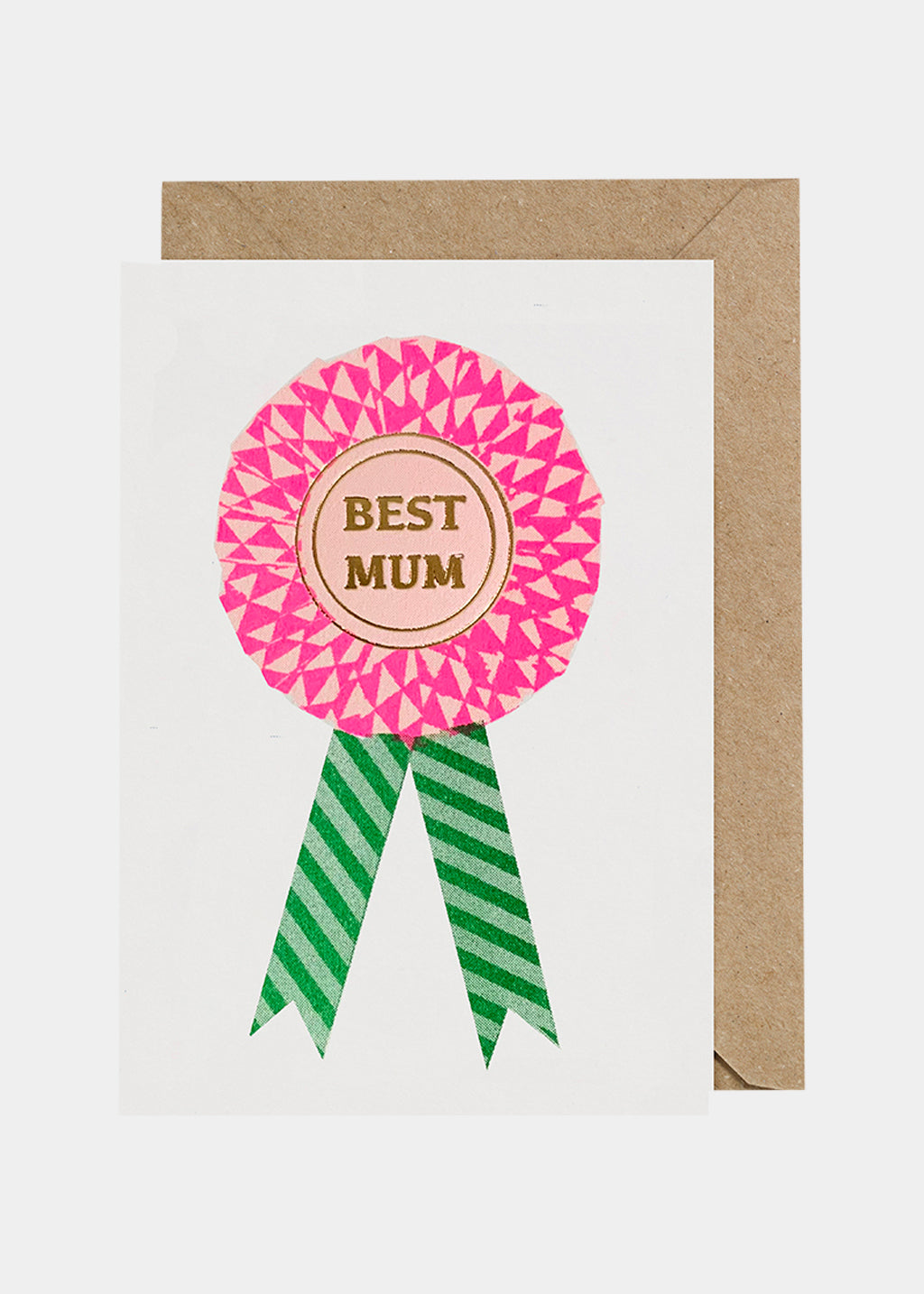 PETRA BOASE BEST MUM GREETING CARD - MULTI COLOURED