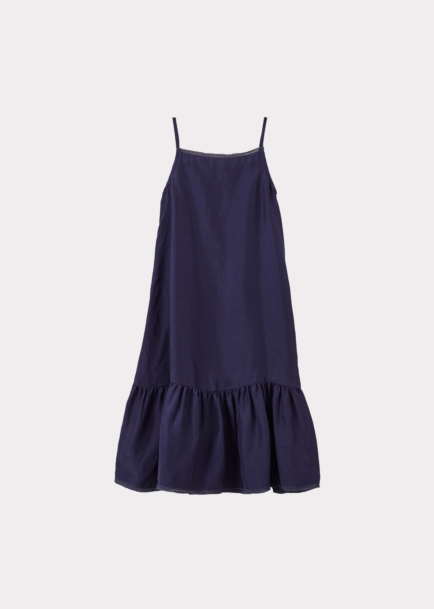 GRAPE SLIP DRESS  - BLUE BERRY