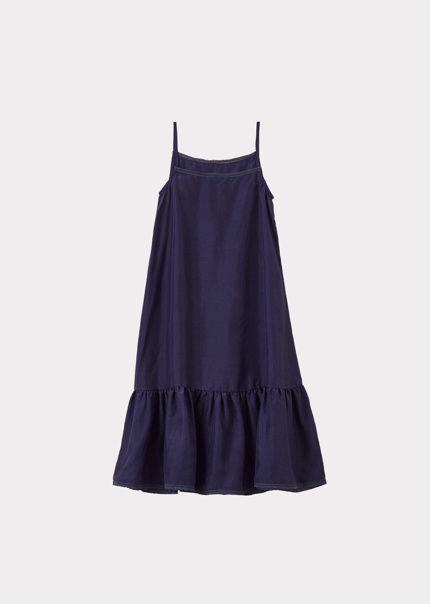 GRAPE SLIP DRESS  - BLUE BERRY