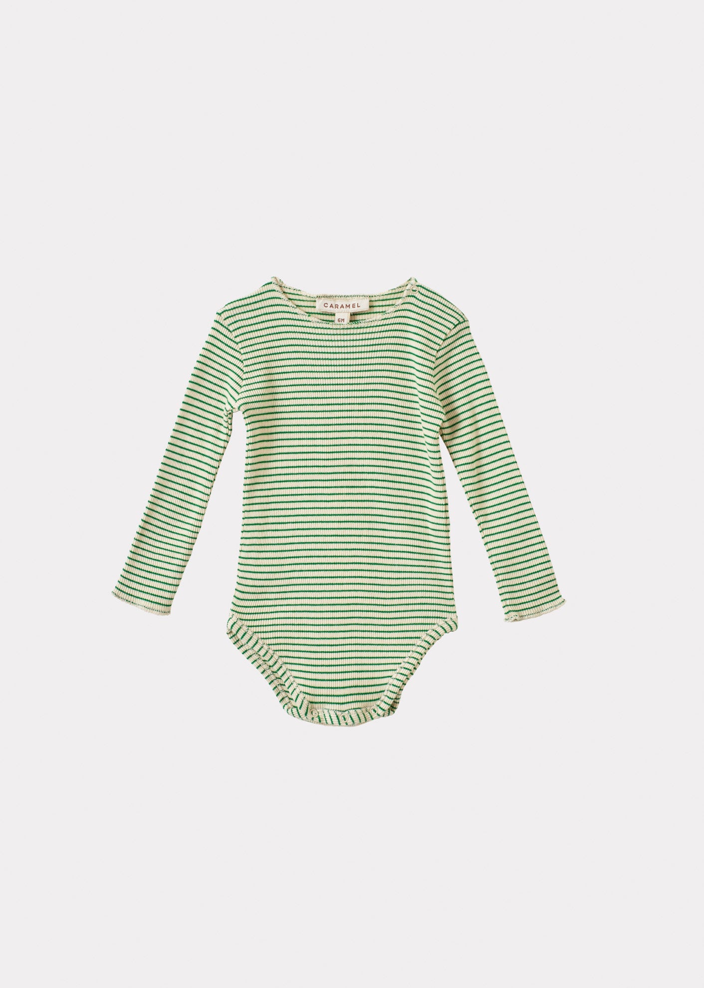 HANAU BABY ROMPER - EMERALD GREEN/CREAM