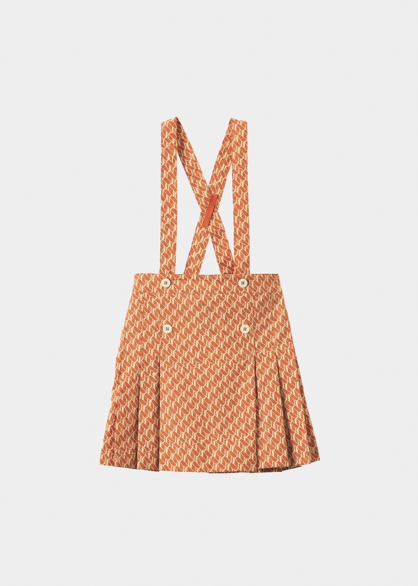 HEDERA SKIRT - APRICOT GEO PRINT