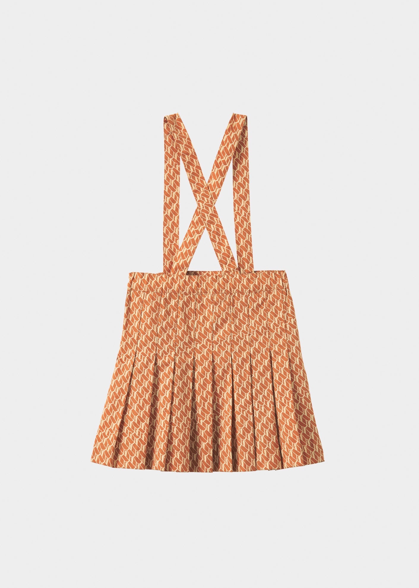 HEDERA SKIRT - APRICOT GEO PRINT