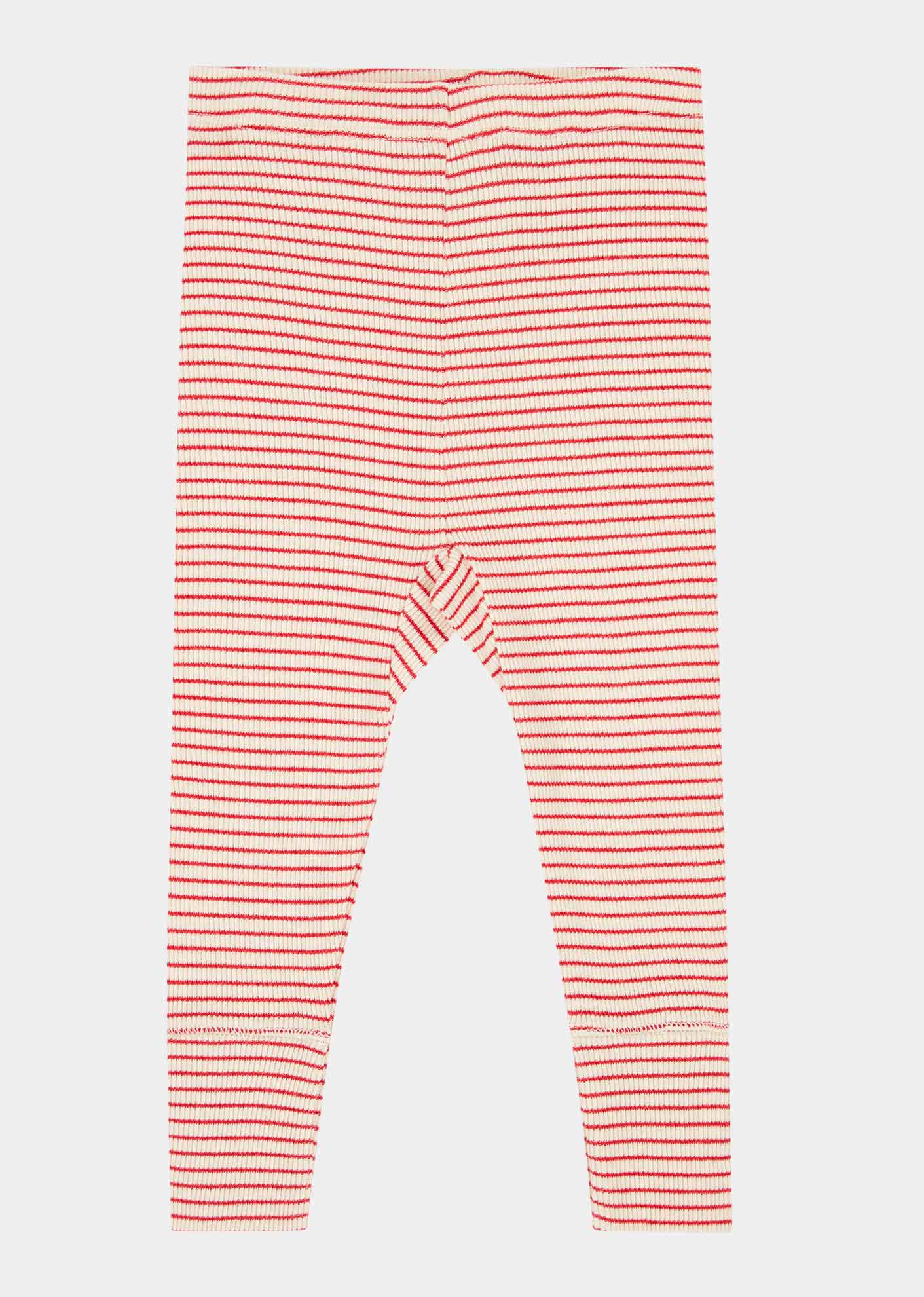 JUDD BABY LEGGINGS - REDCURRANT/CREAM