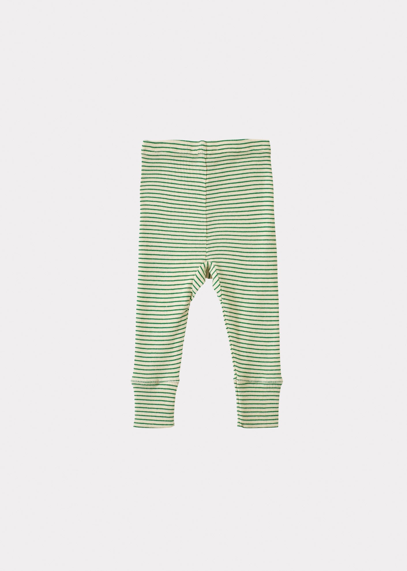 JUDD BABY LEGGINGS - EMERALD GREEN/CREAM