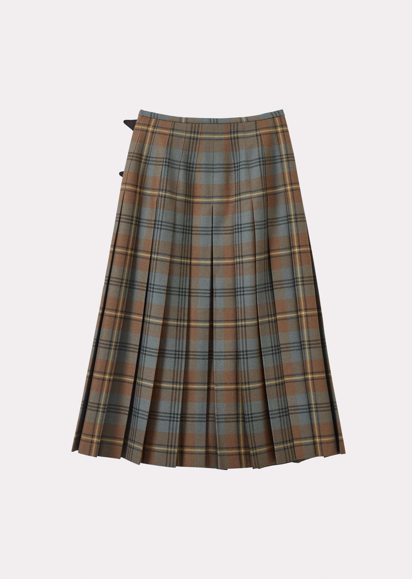 WOMAN KILT - YELLOW / BLACK CHECK