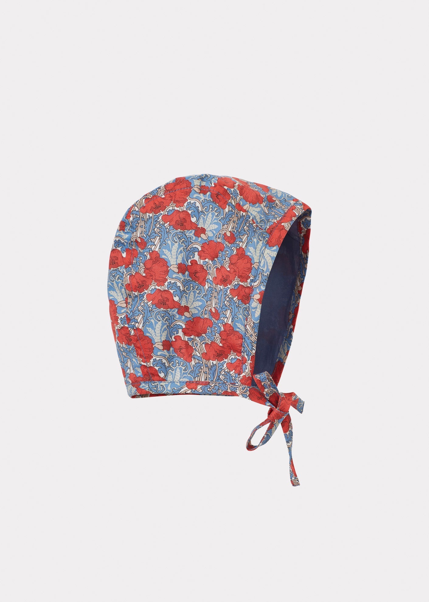 LAVENDULA BABY BONNET - BLUE/RED