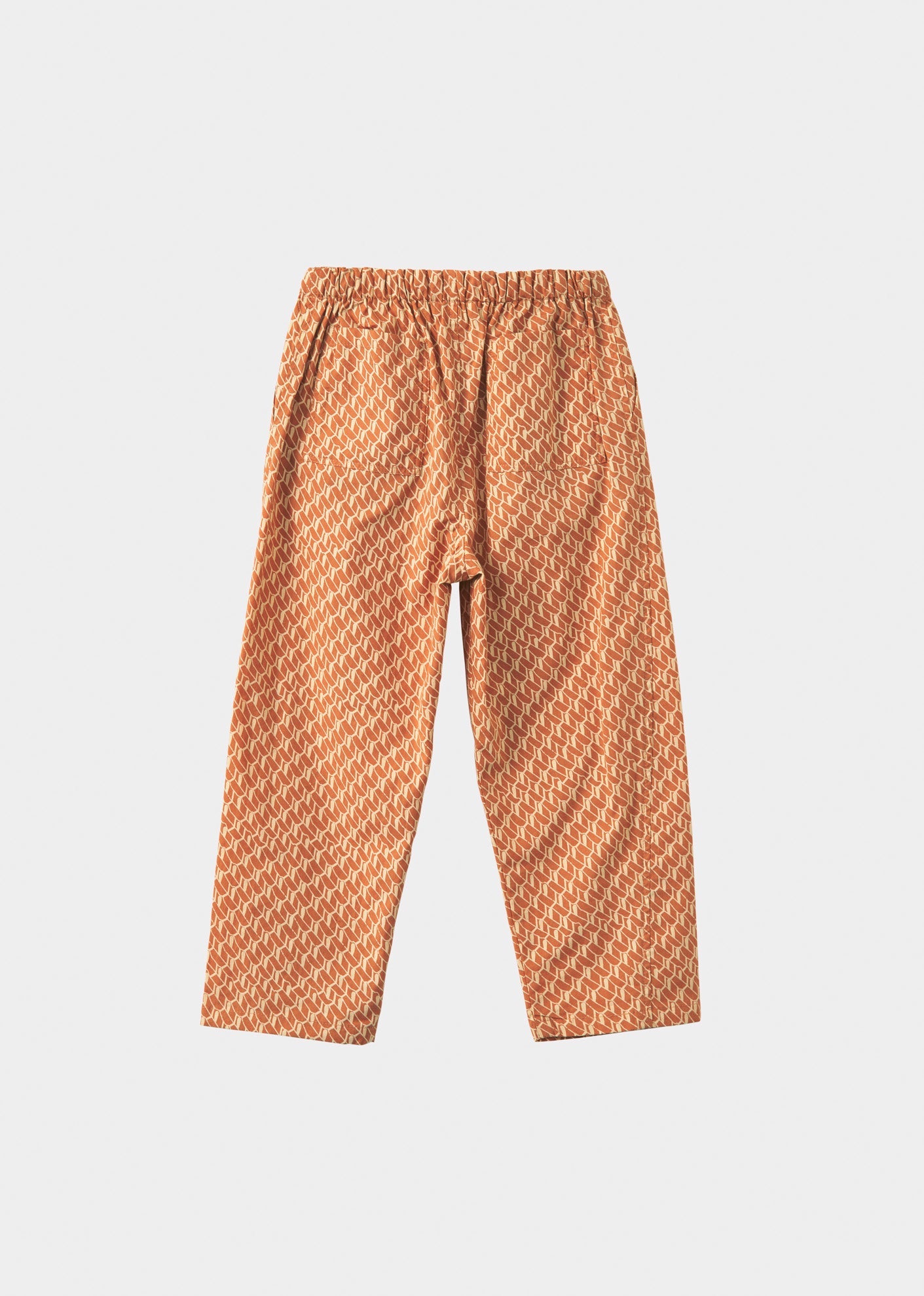 LEDA TROUSERS - APRICOT GEO PRINT