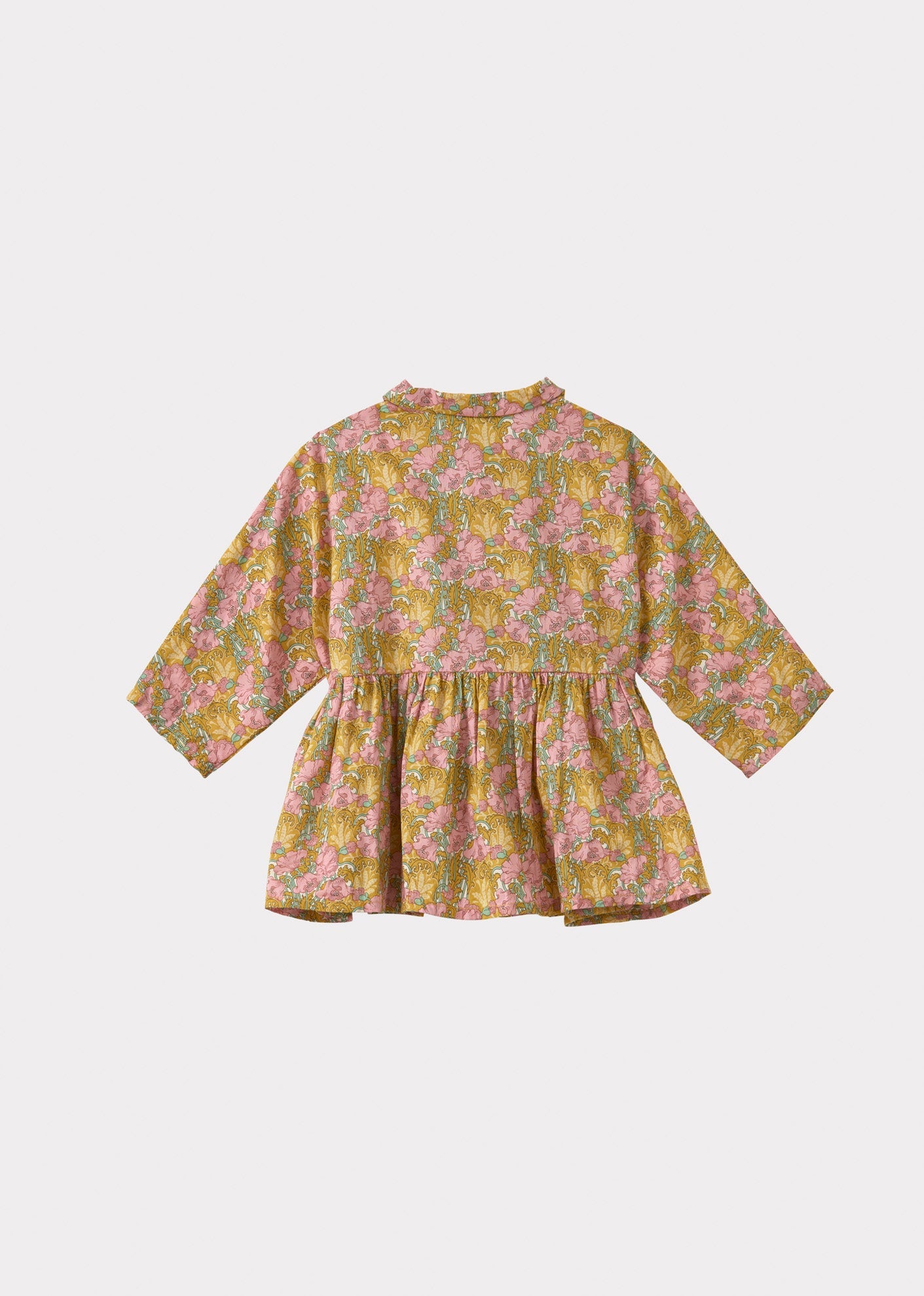 LEONA BABY TOP - PINK/YELLOW