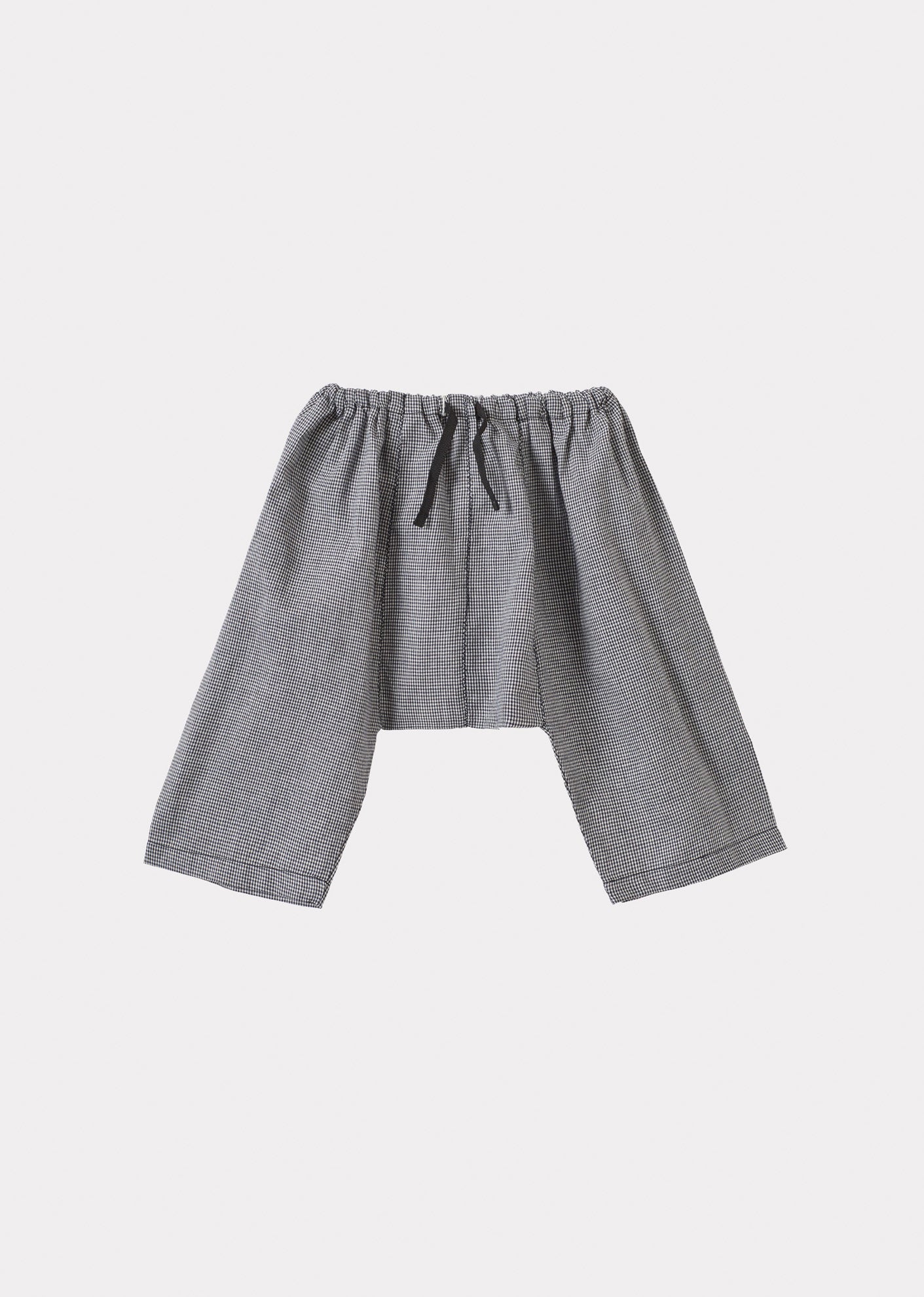 LINUM BABY TROUSERS - BLACK MICRO CHECK