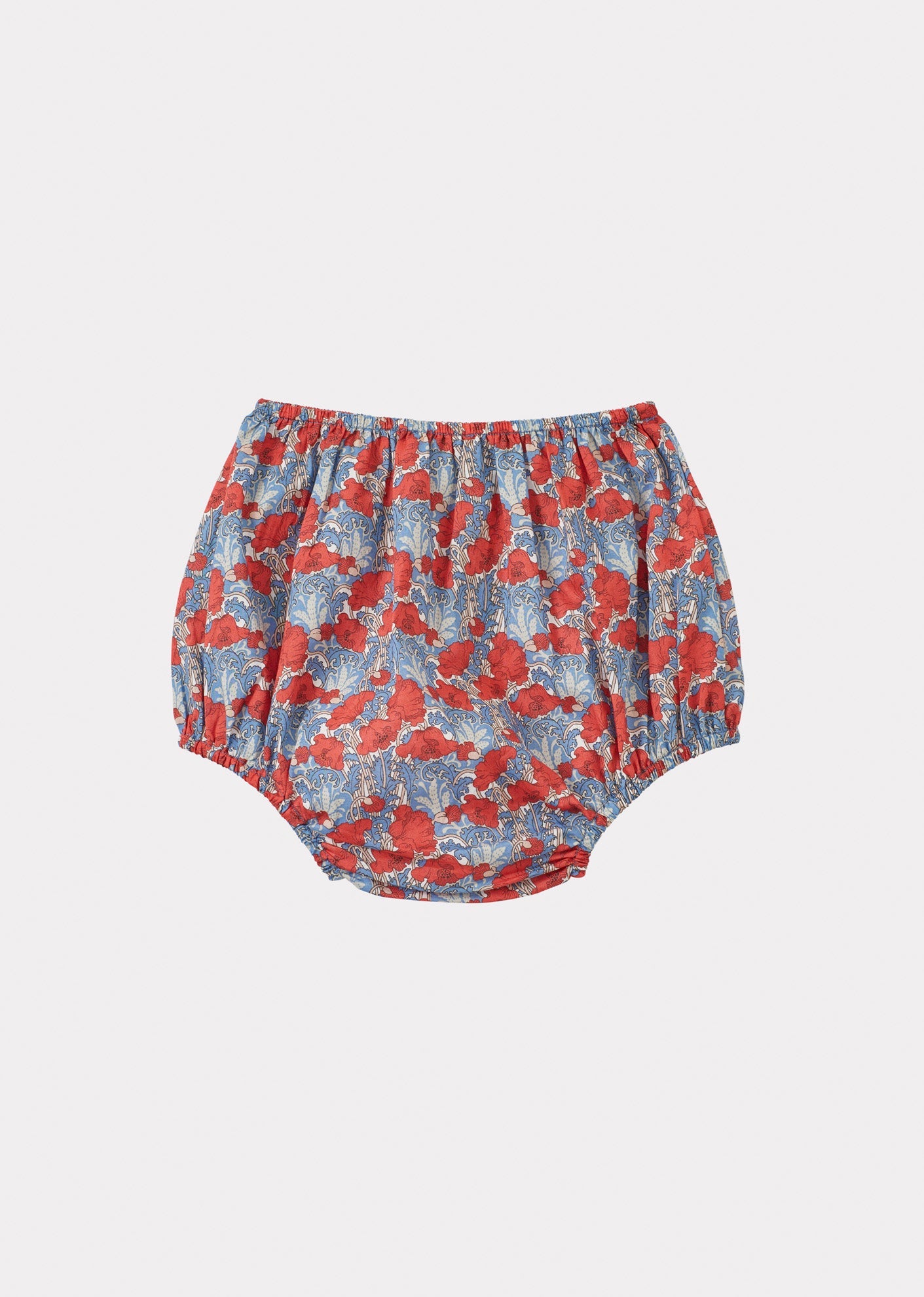 LOTUS BABY BLOOMERS - BLUE/RED